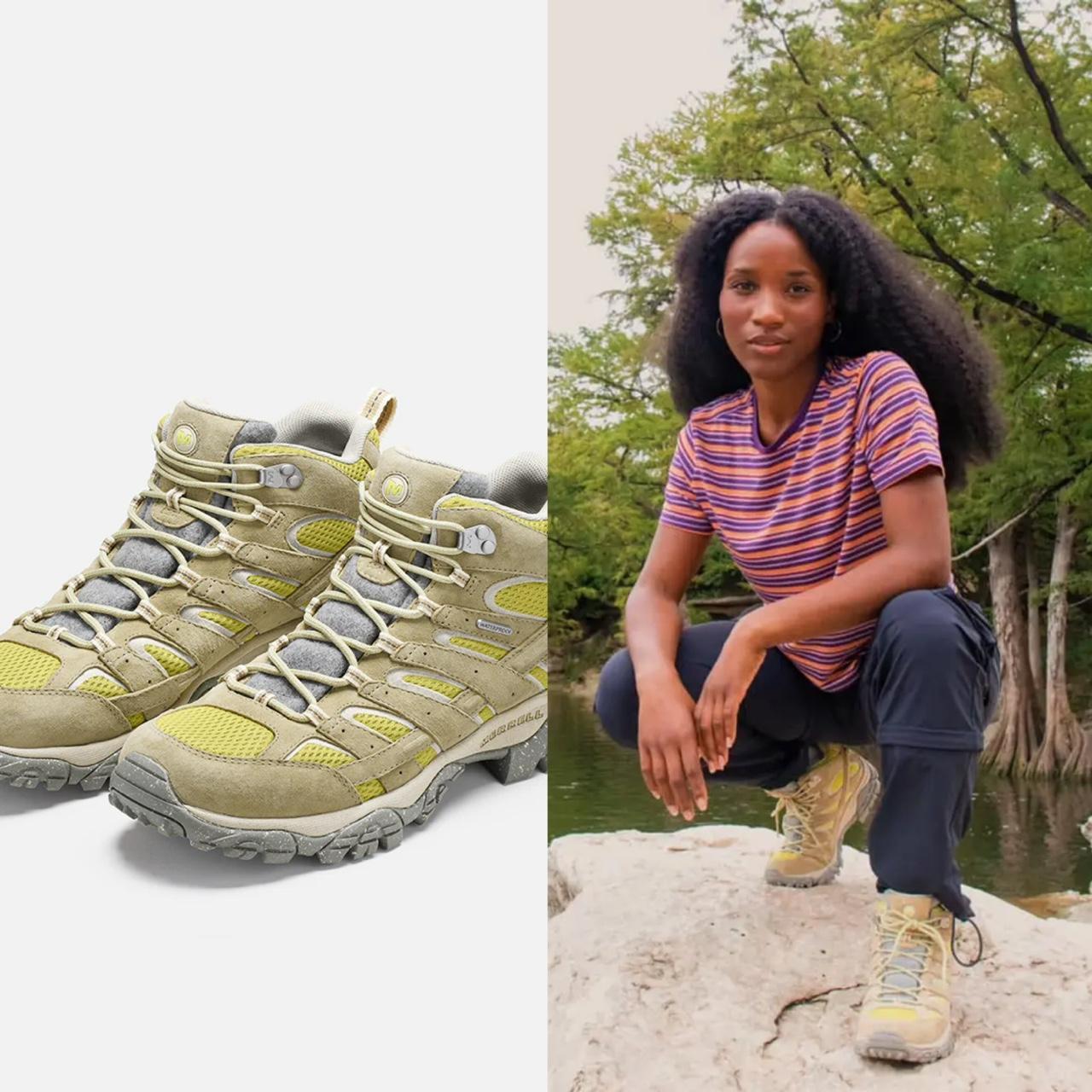 Merrell x Outdoor Voices Moab Mid Hiking Boot in... Depop