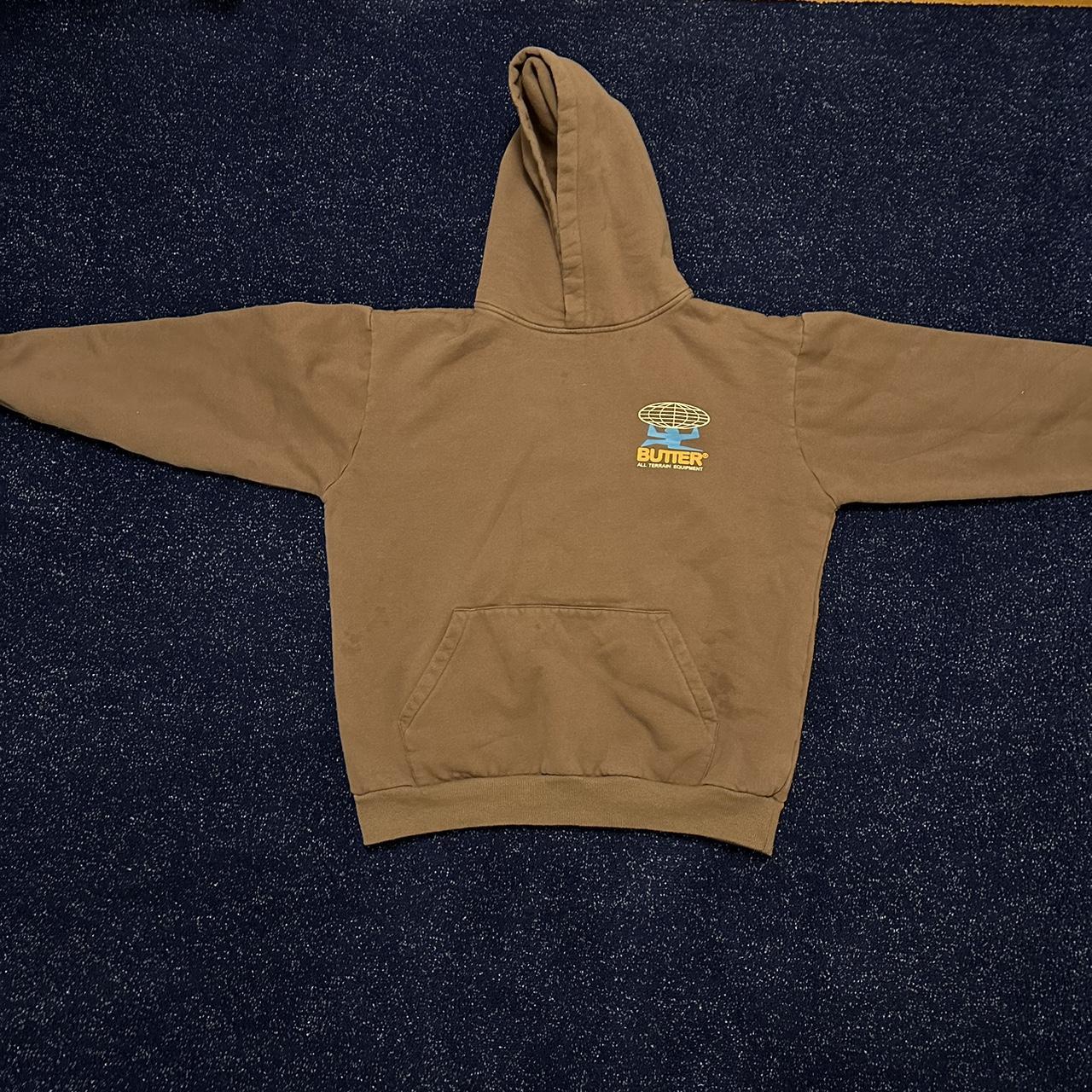 Brown butter hoodie size L. hoodie skate Depop
