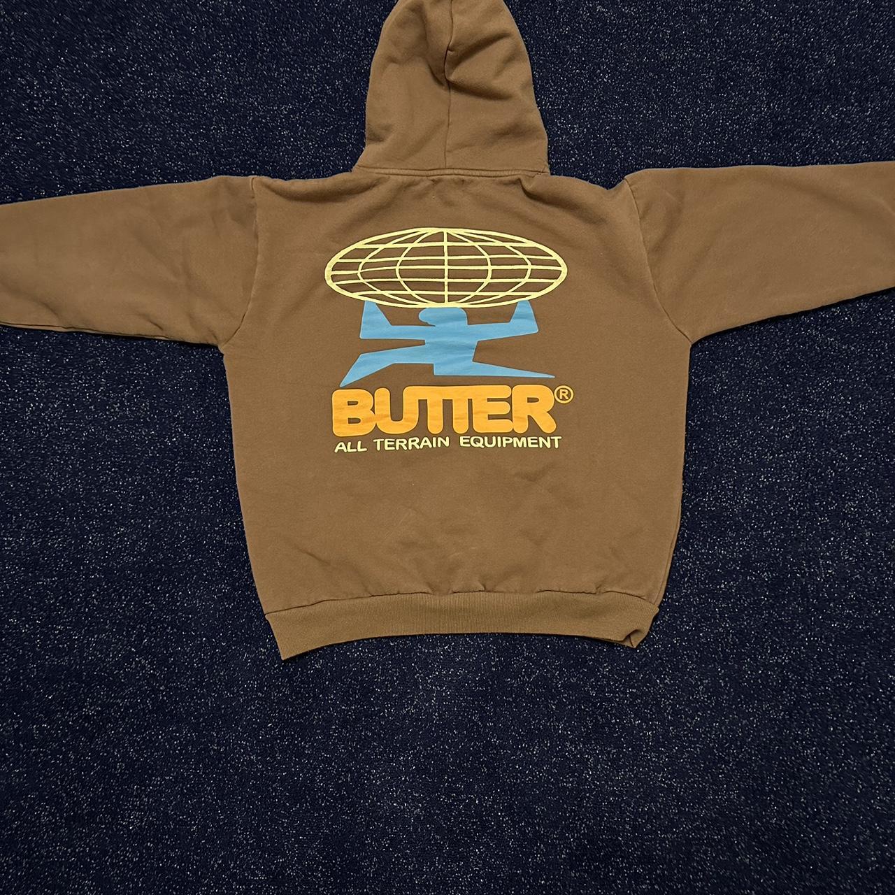 Brown butter hoodie size L. hoodie skate Depop