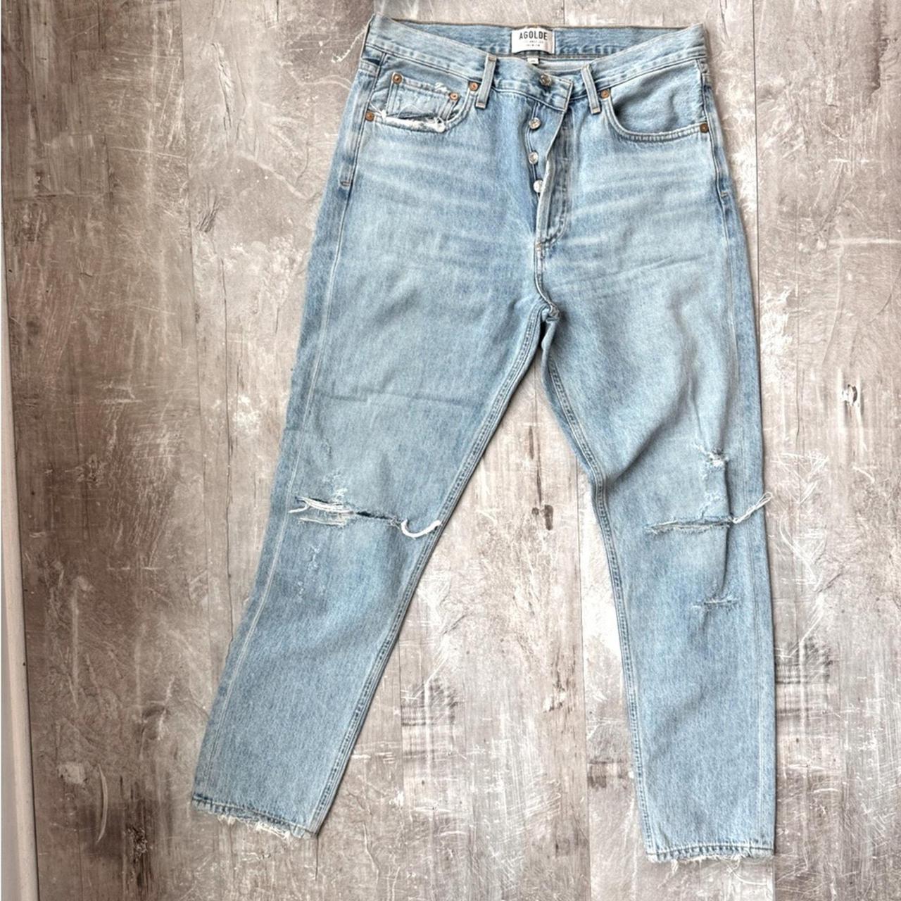 AGOLDE Women's Jeans - Blue/Silver - 28" – Excell… - image 1