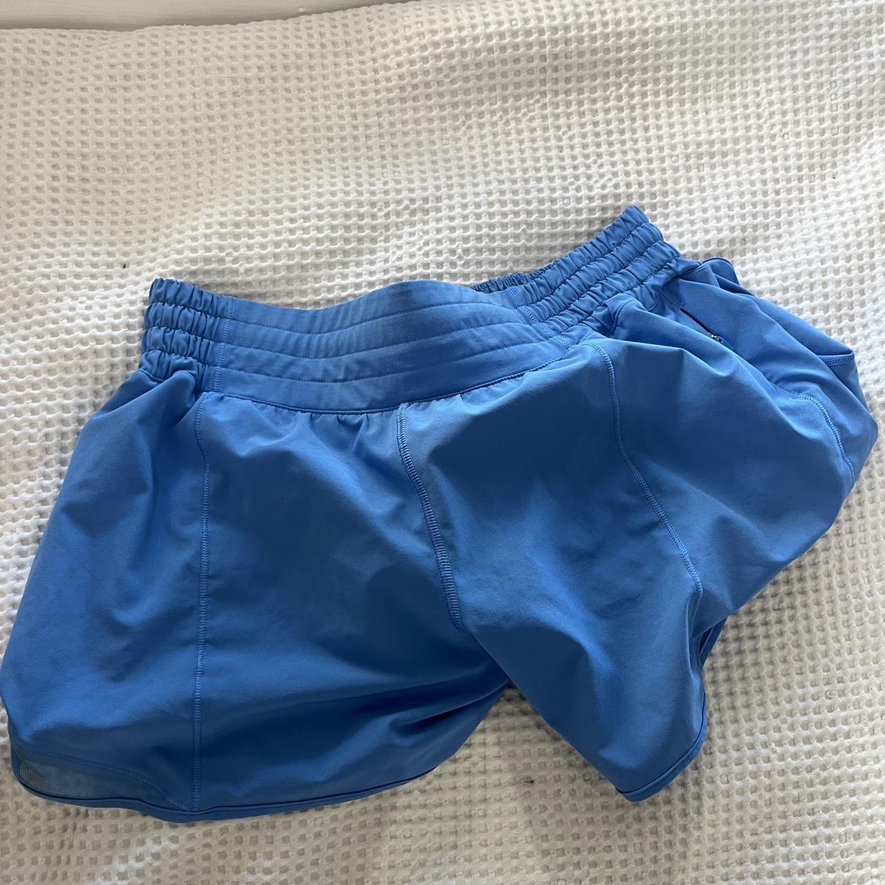 “Poolside blue” Lululemon shorts Approx size 8 us... - Depop