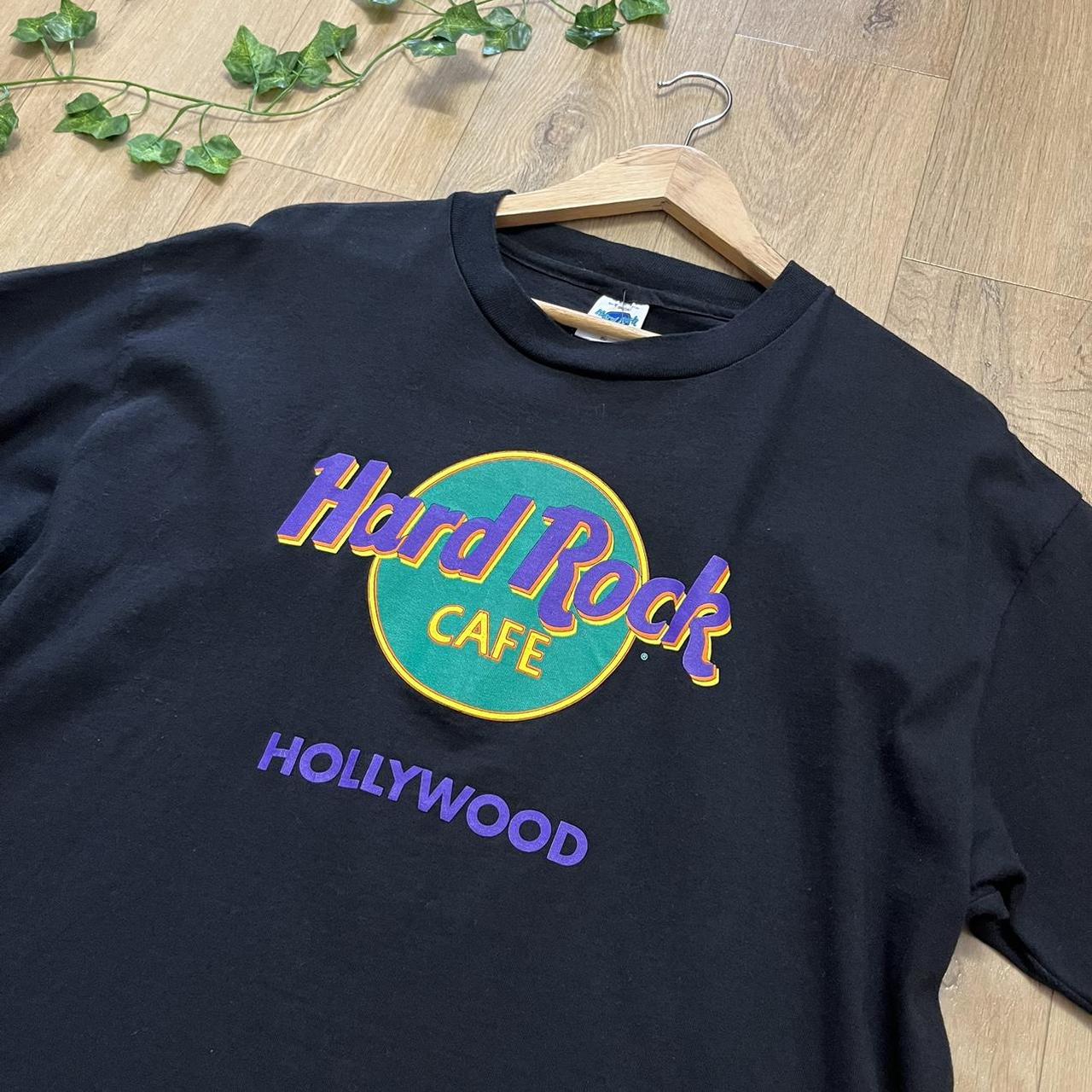 SINGLE STITCH HARD ROCK TEE L XL Vintage SINGLE... - Depop