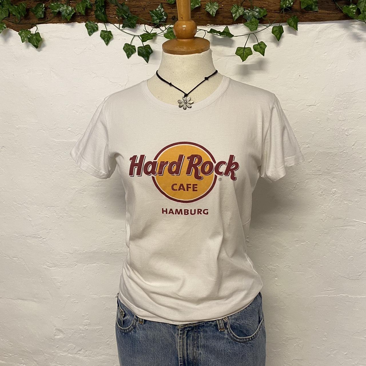 Hard Rock Cafe Hamburg T-shirt Online Kaufen HARD ROCK CAFE HAMBURG T-SHIRT WOMEN’S SIZE... - Depop
