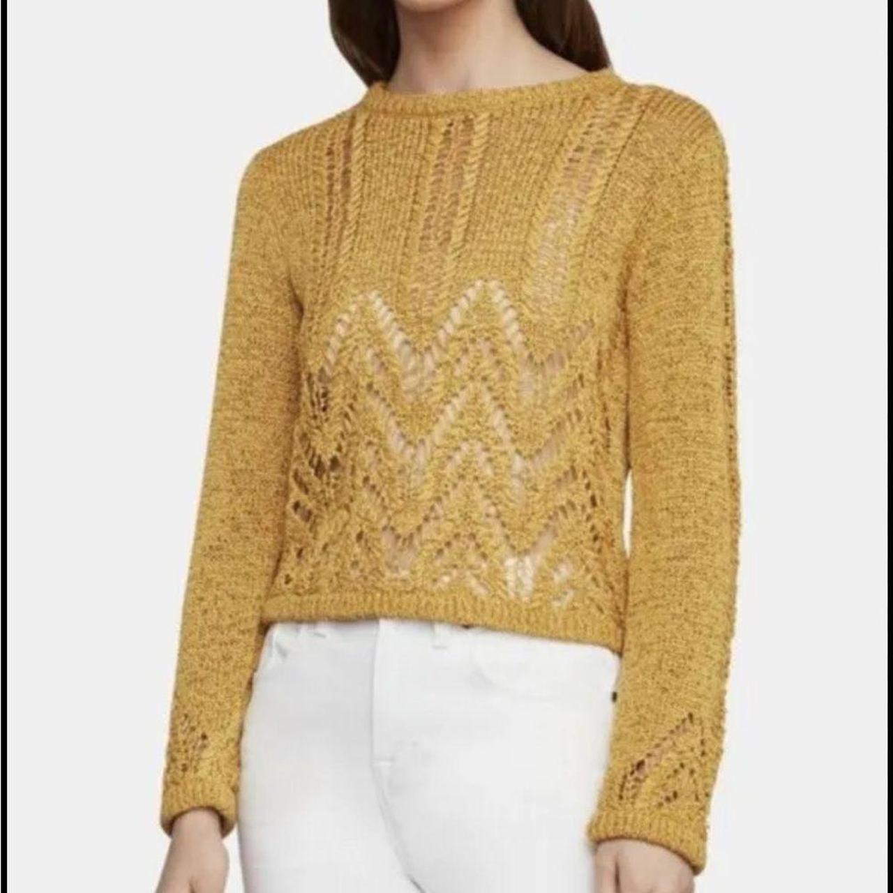 Hot BCBGMAXAZRIA Mixed Stitch Sweater