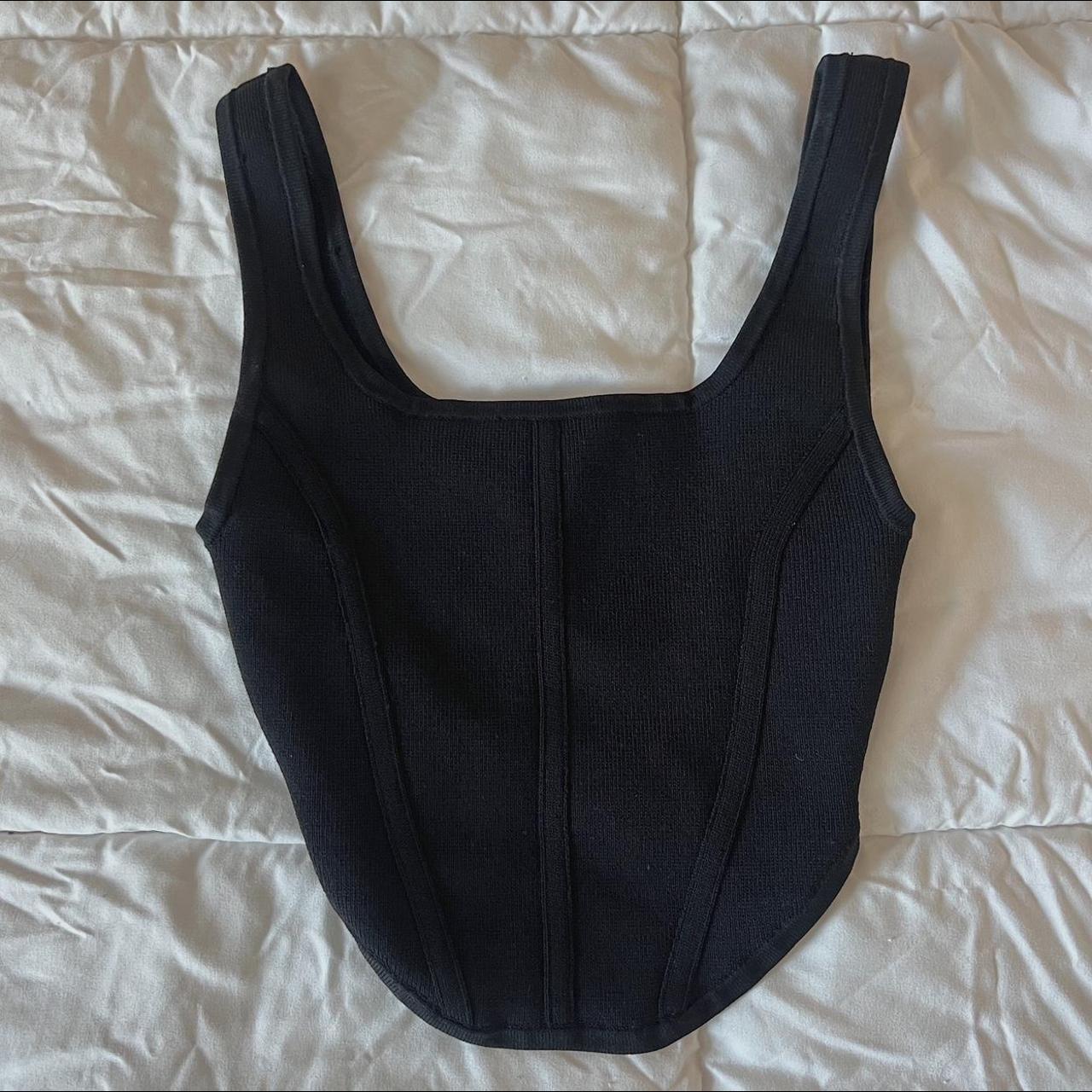 Sculpt knit bustier tank Babaton Aritzia Size - Depop