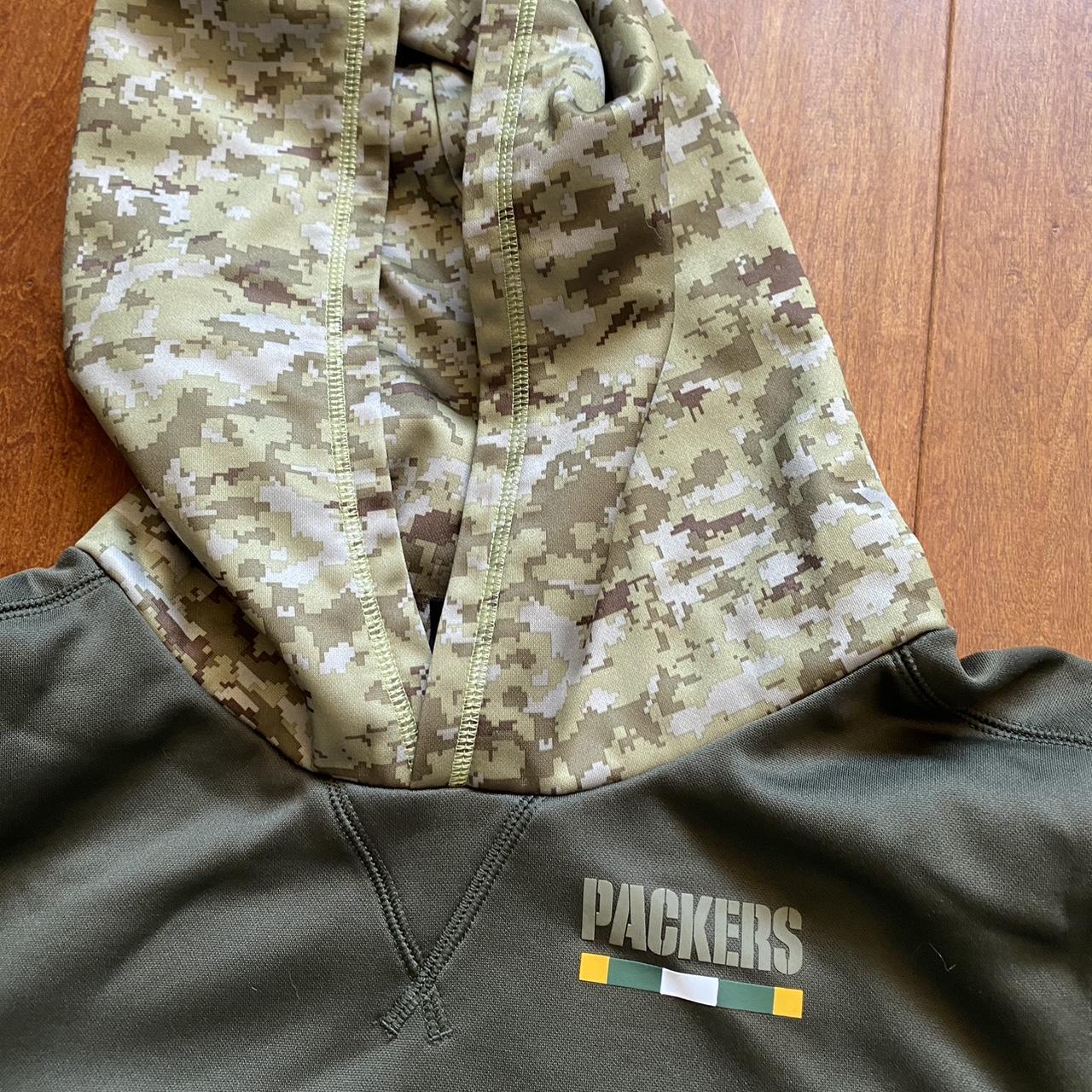 Green Bay Packers Black Salute To Service hoodie - Depop