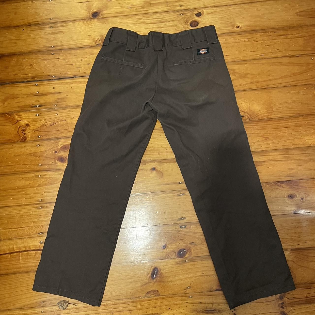 Dickies 873 men’s 28 dark brown slim straight In... - Depop