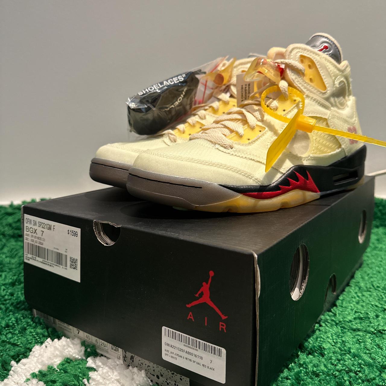 snkrs off white jordan 5