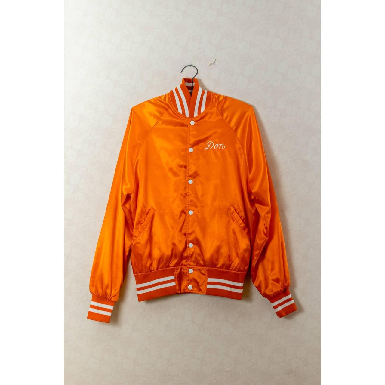 Satin on sale bowling jacket