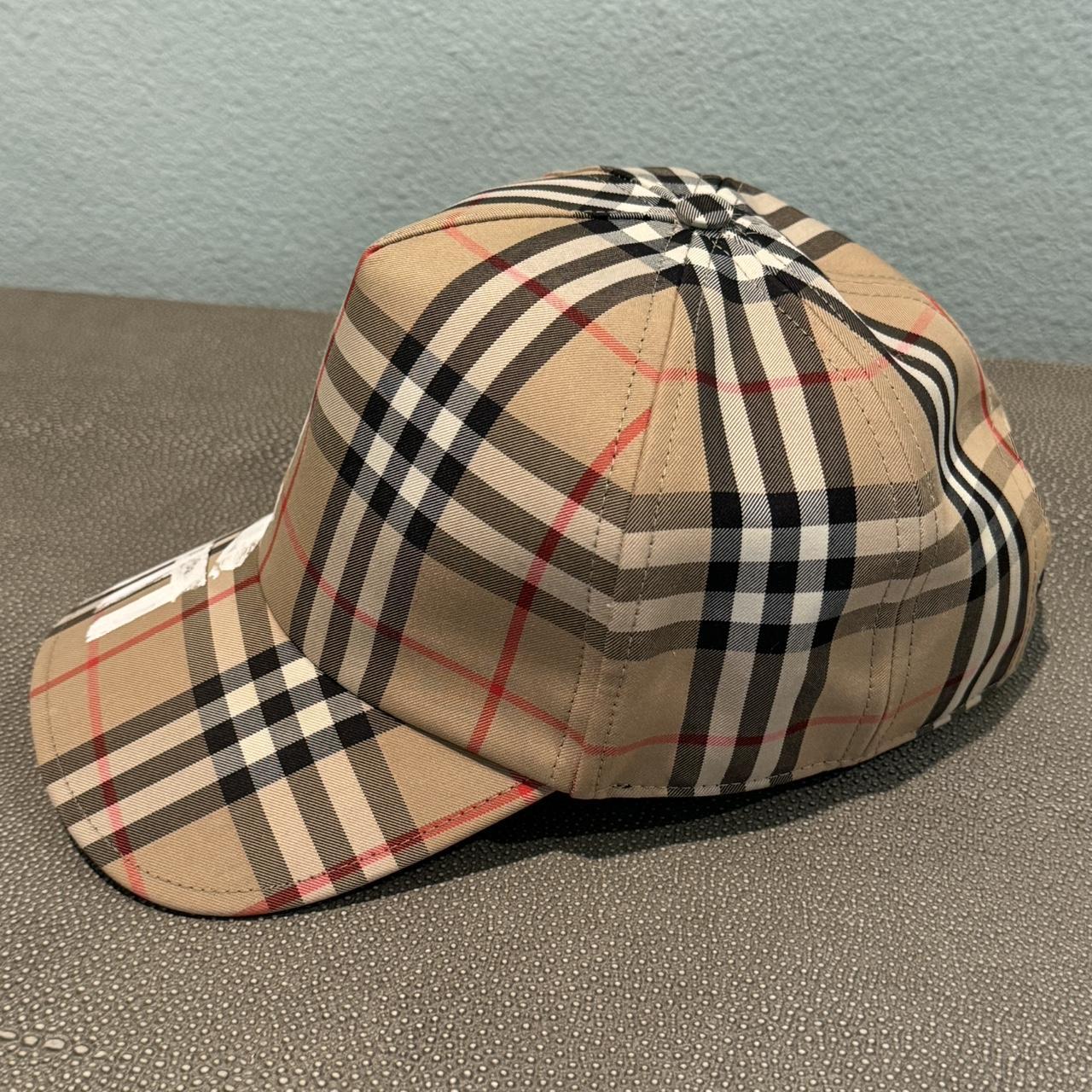 Burberry Love Print Vintage Check Baseball Cap Unisex | Depop