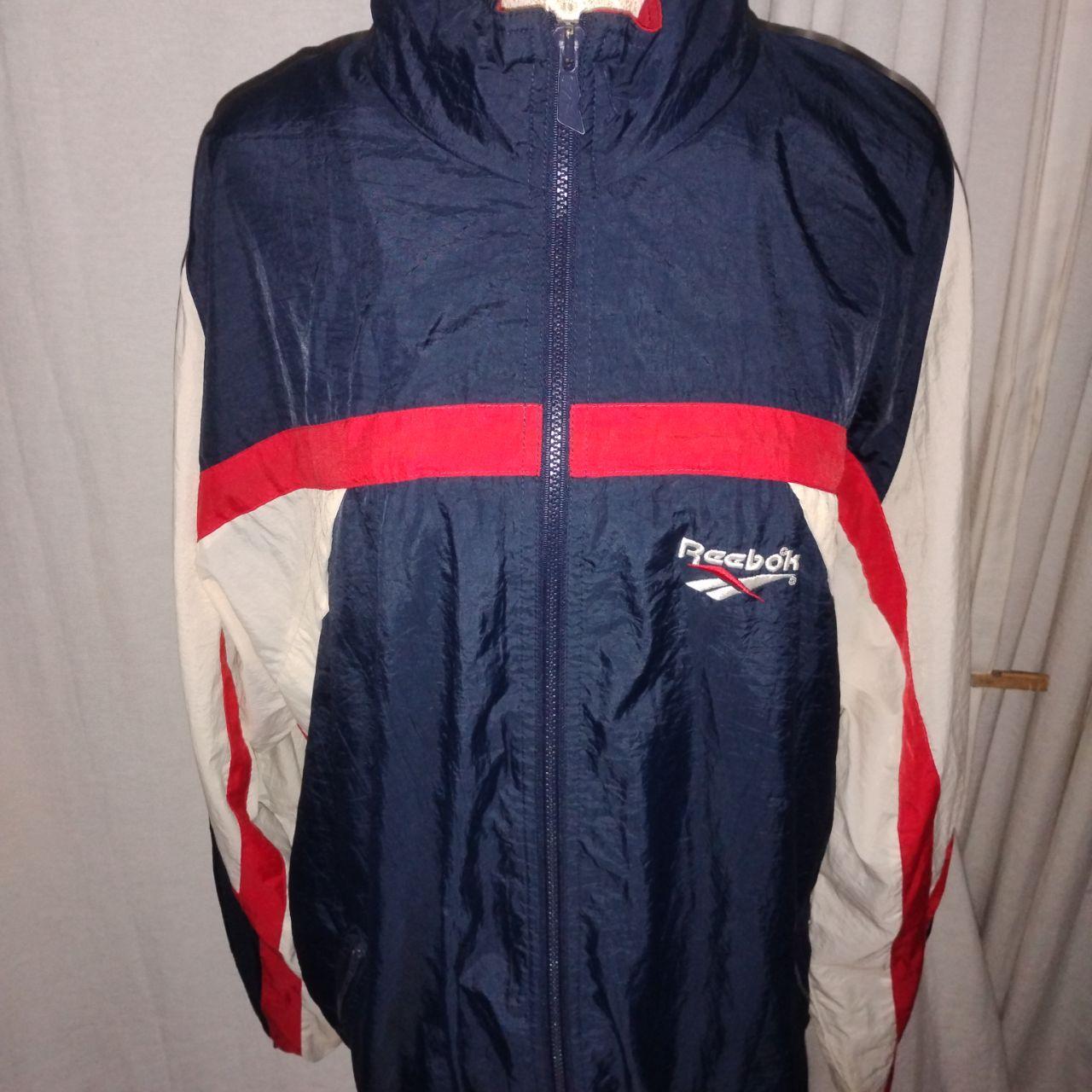 Reebok Men's Top - Navy/Multi - L – Vintage large… - image 1