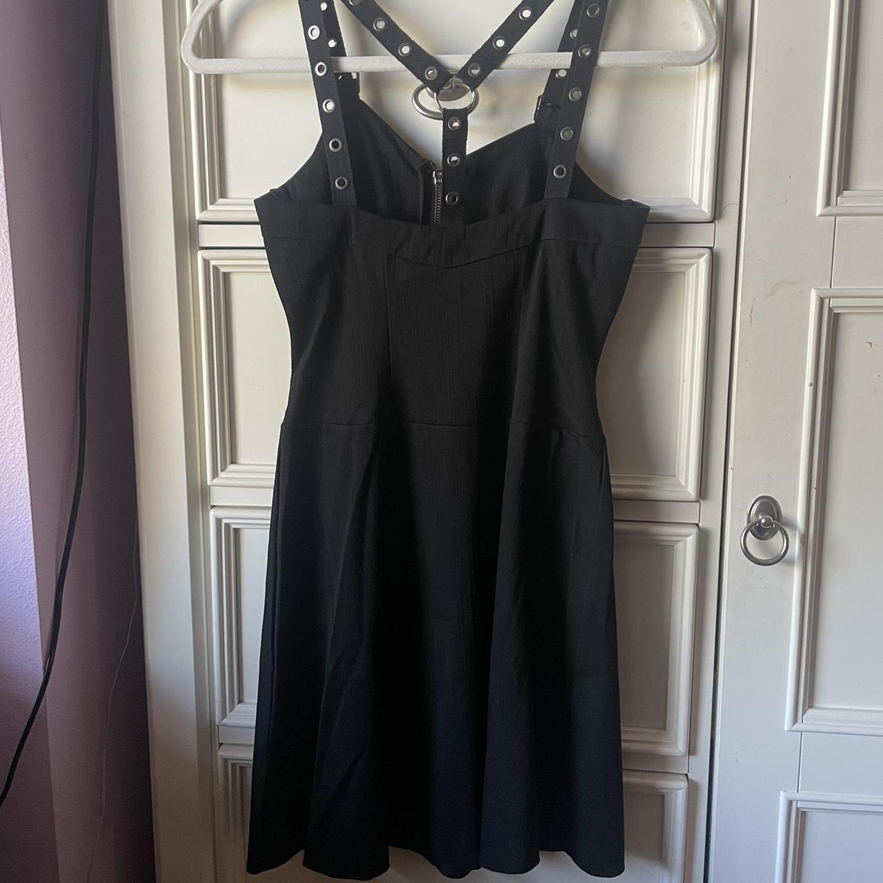 Alternative all black summer dress Size S Gives hour... - Depop