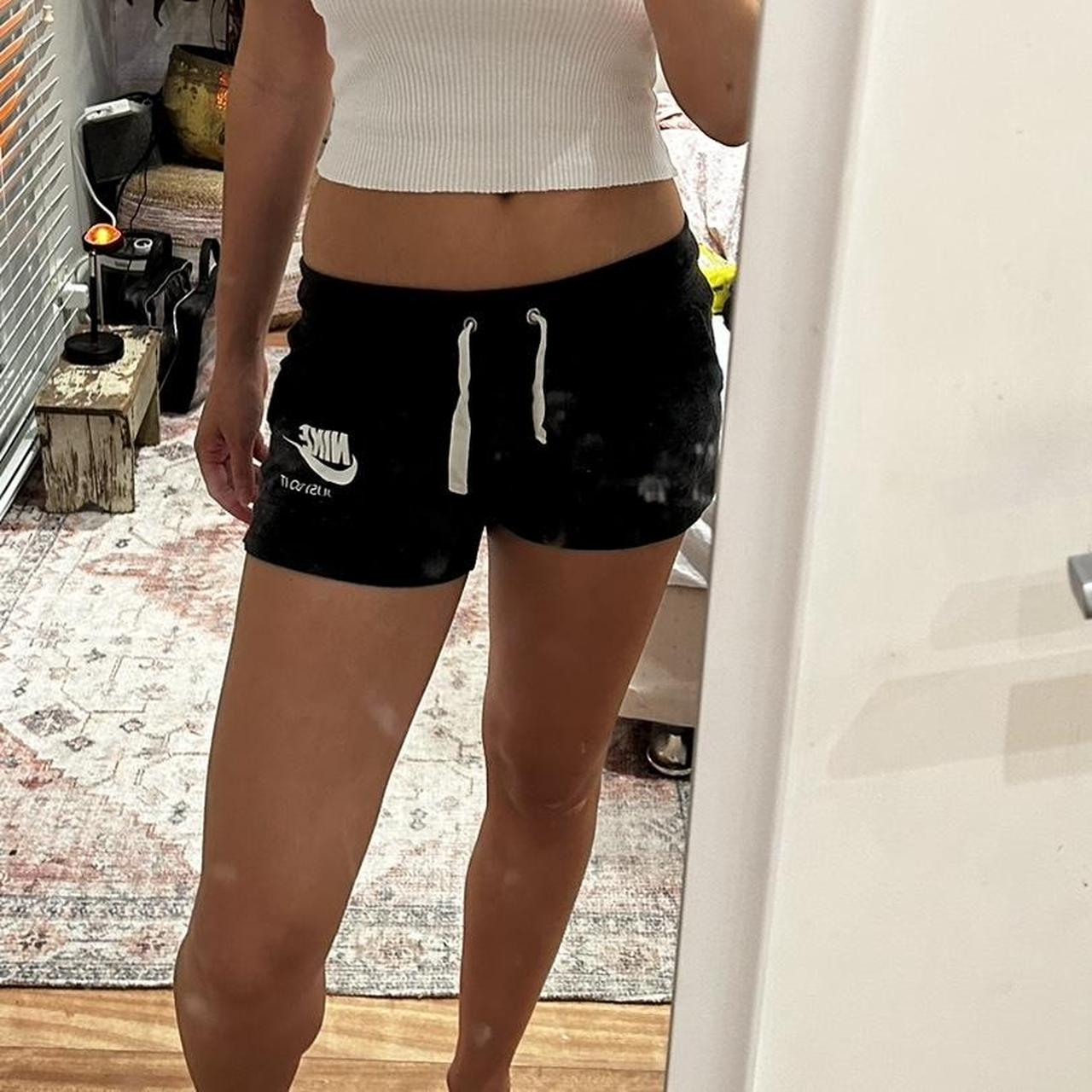 grey nike shorts womens