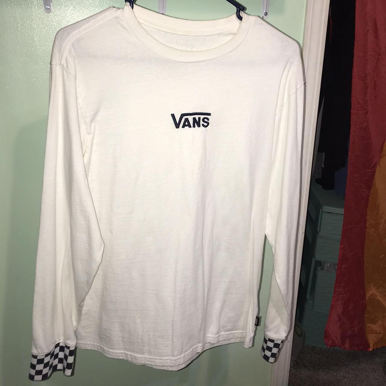 Vans long hotsell sleeve checkered shirt