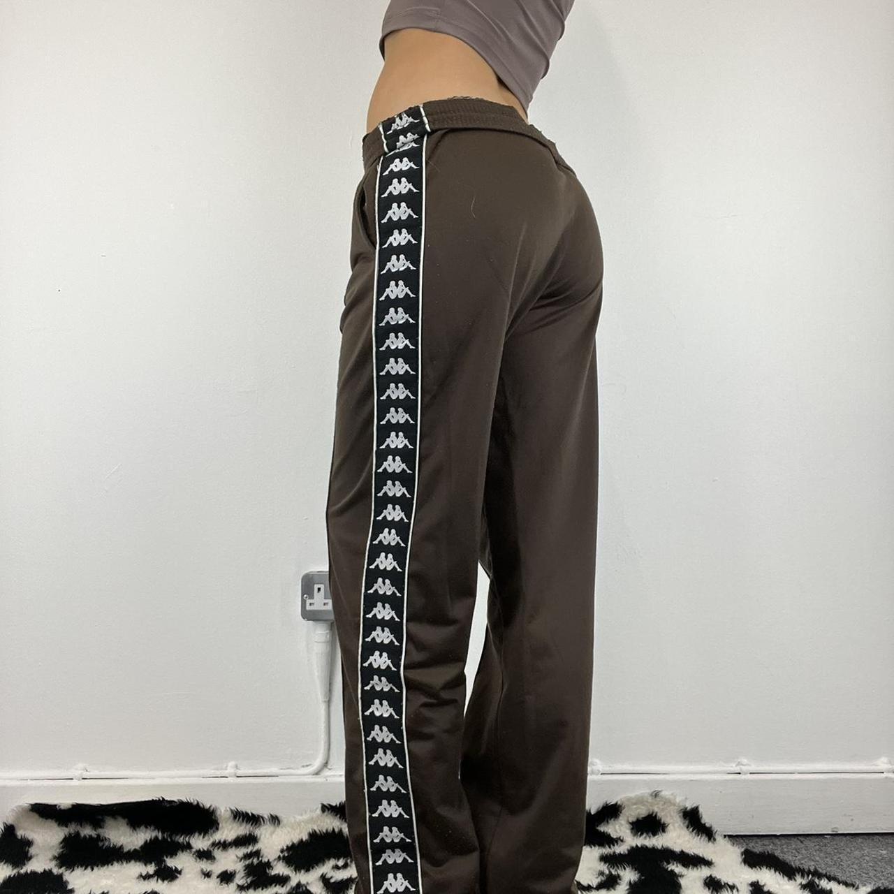 brown kappa tracksuit