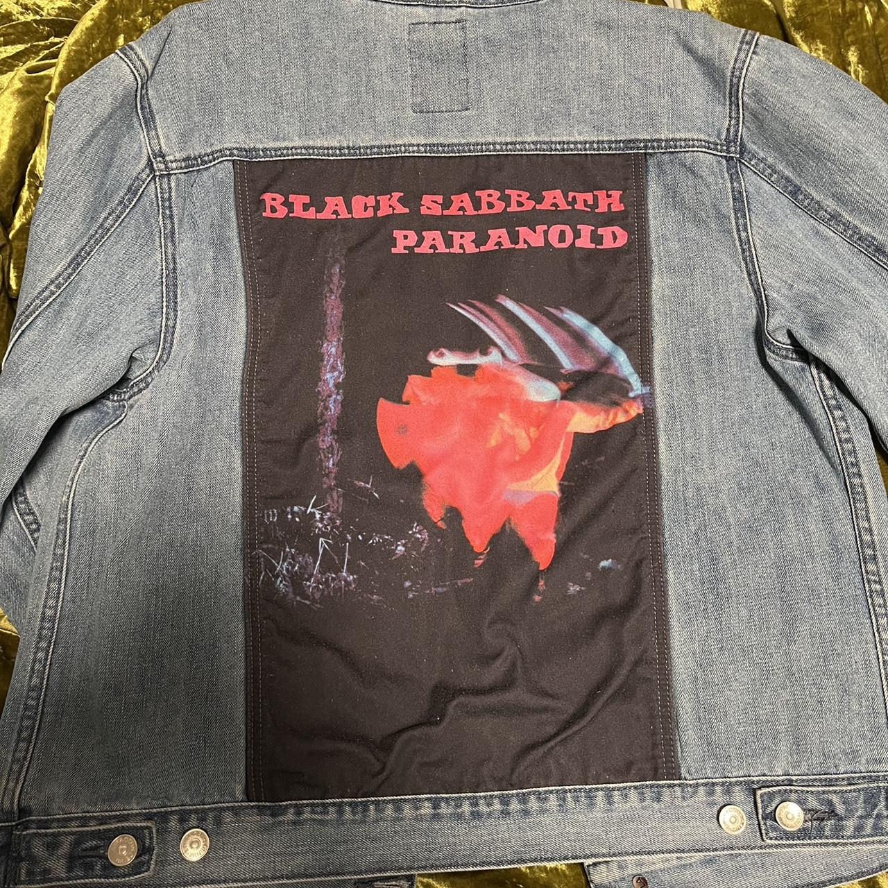 Black Sabbath Pacsun Jean jacket. Size L super Depop