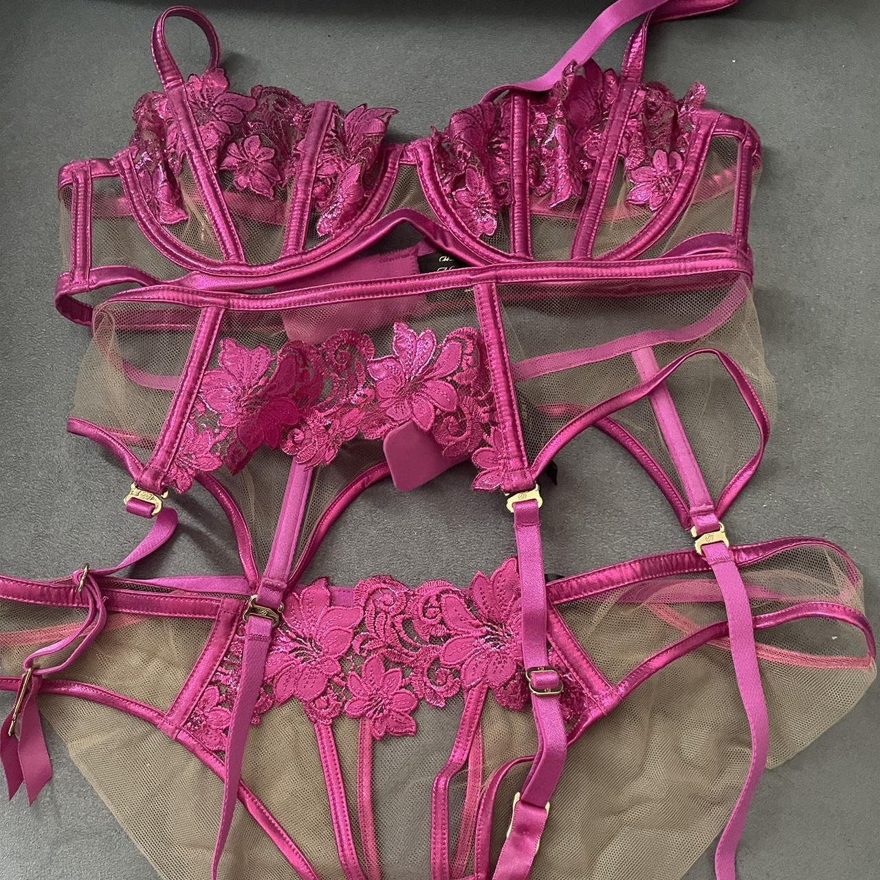 Stunning vibrant pink HoneyBirdette three piece set.... - Depop