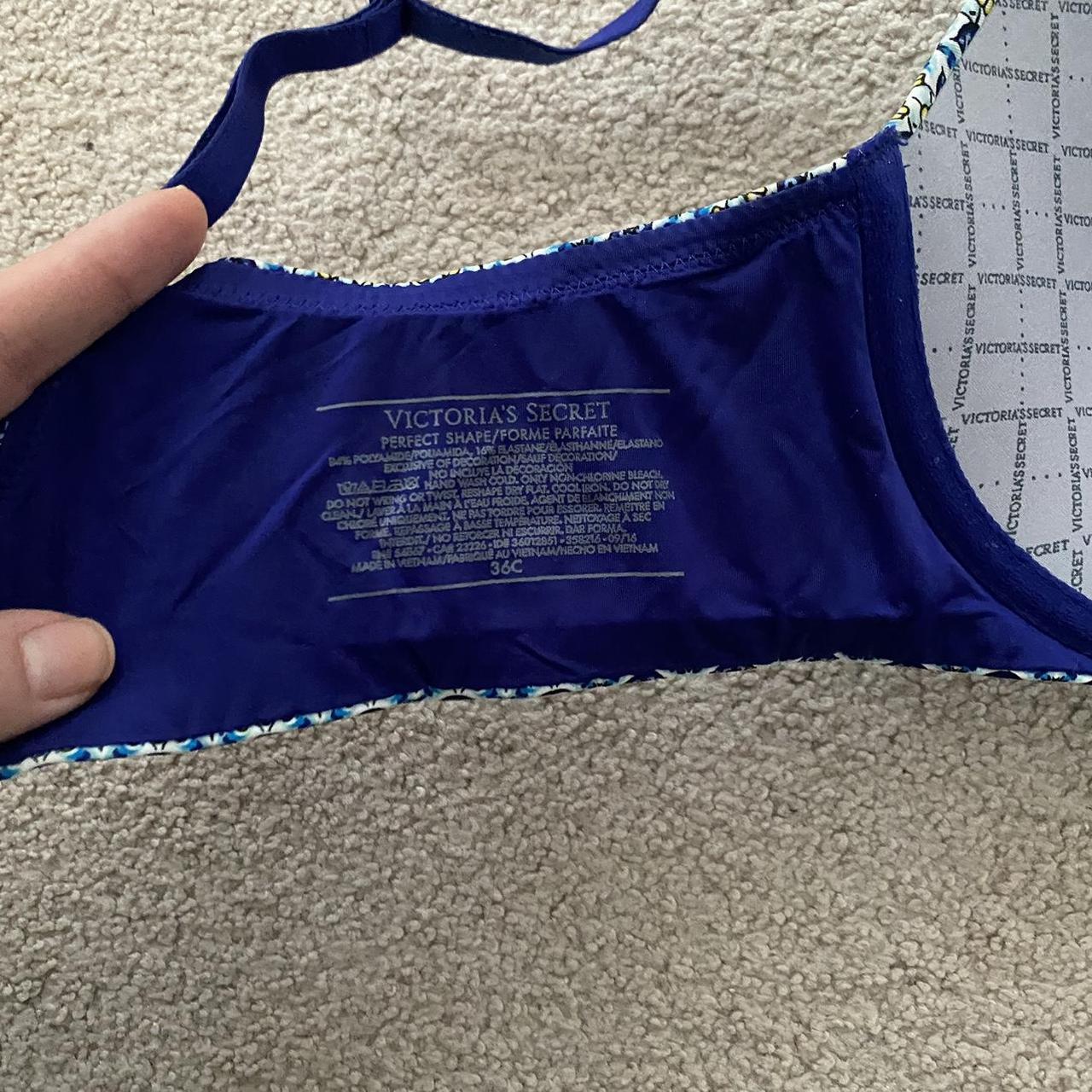 Victoria's Secret Women's Blue Bra | Depop