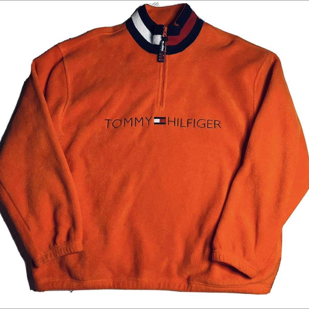 Tommy hilfiger sweatshirt online orange