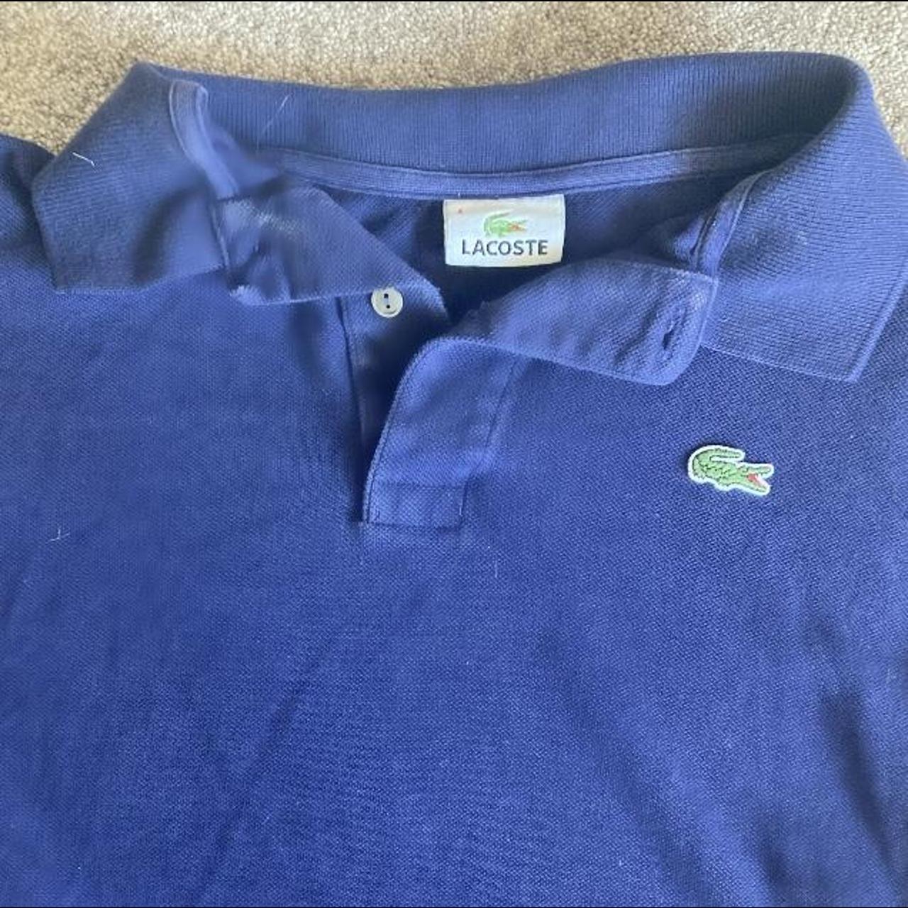 Lacoste blue t shirt in great condition... - Depop