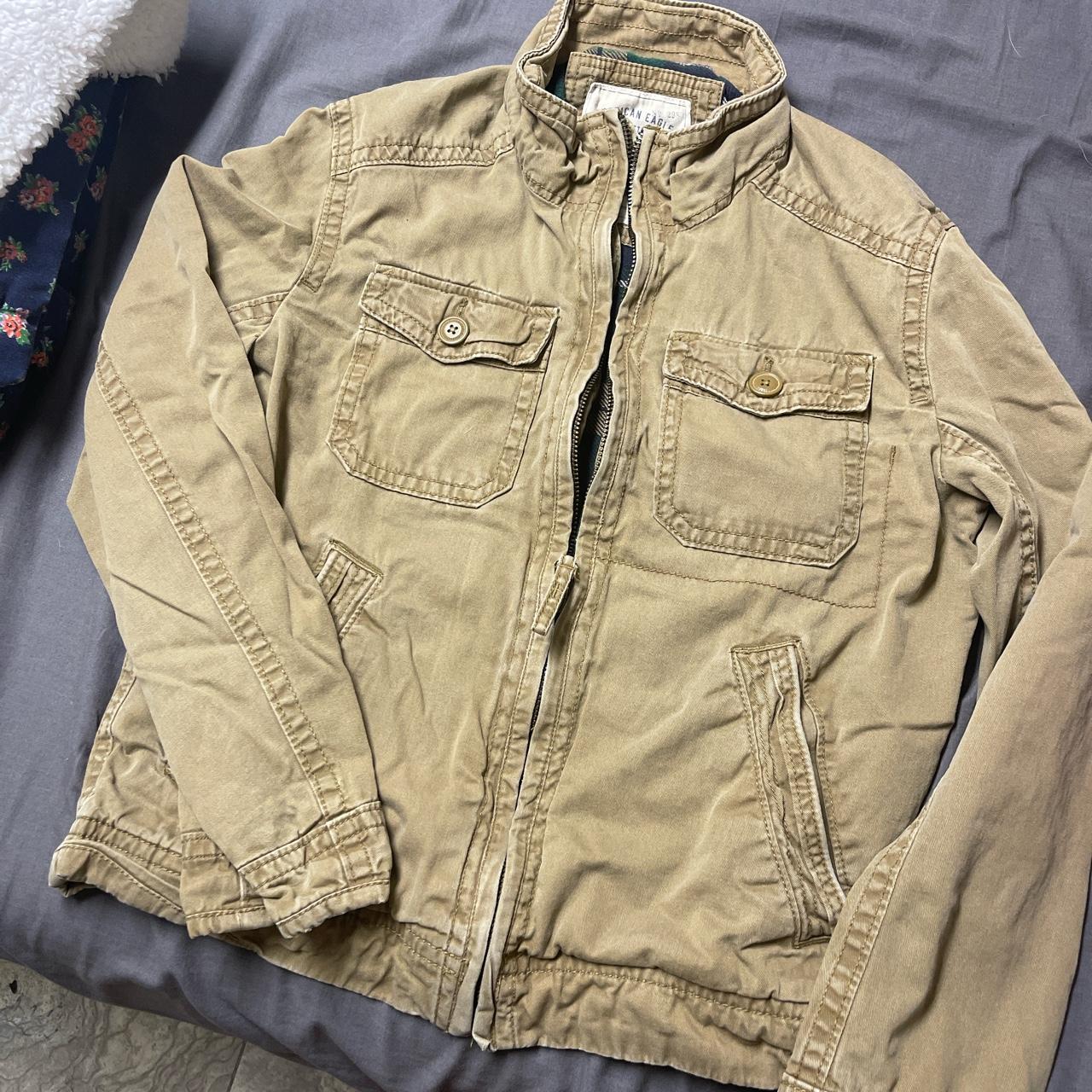 American eagle 2025 khaki jacket