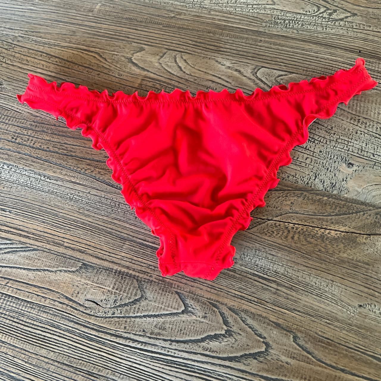 Shade & Shore Women's Red Bikini-and-tankini-bottoms | Depop