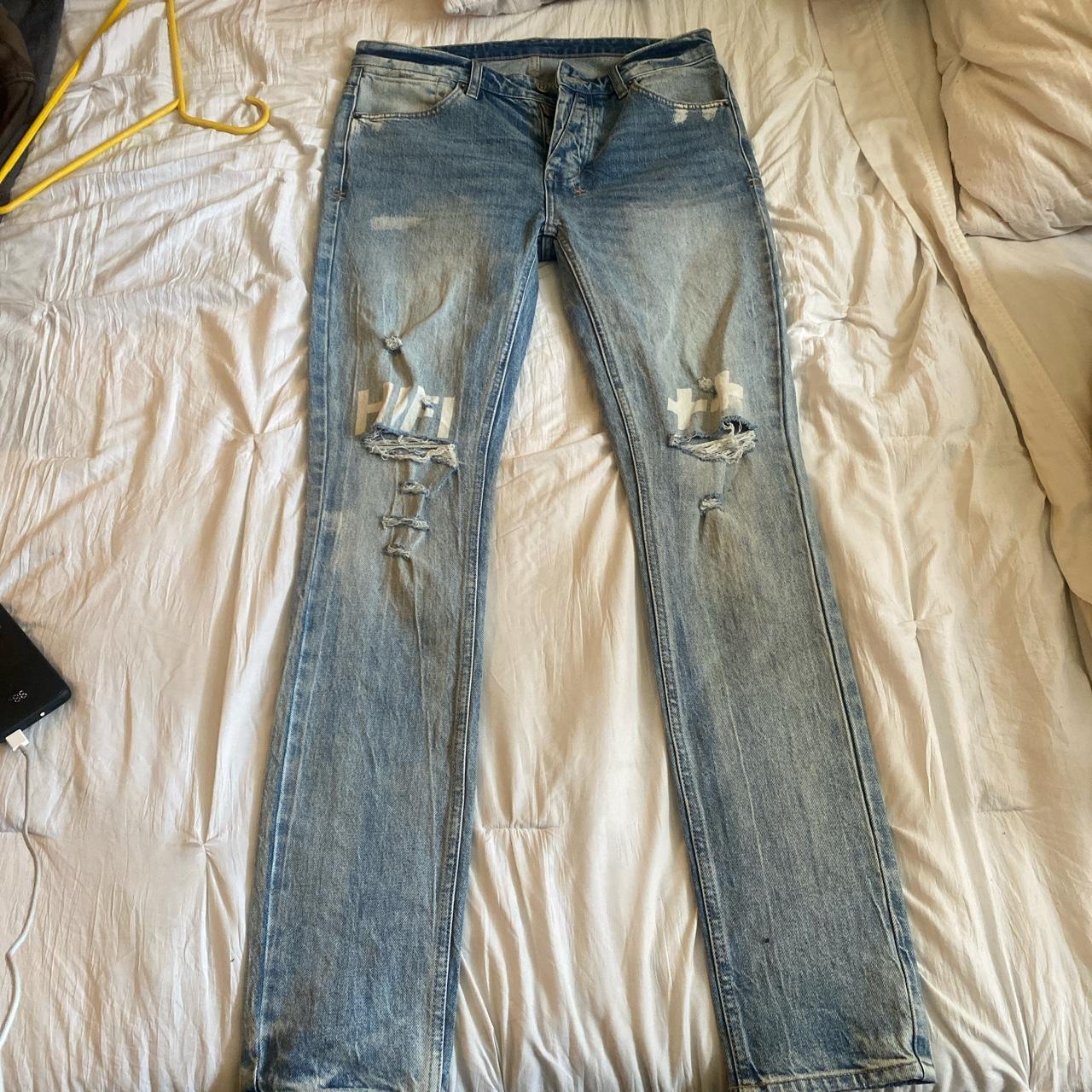 Ksubi Men's Blue Jeans | Depop