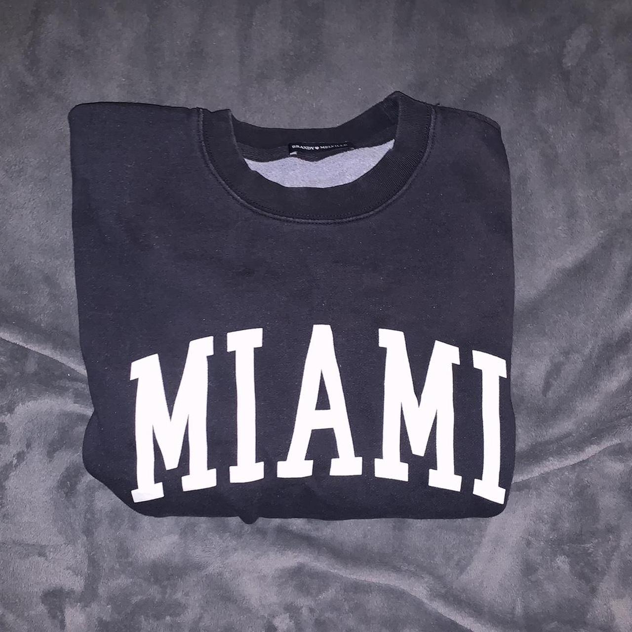 brandy melville miami sweater. unknown size but... Depop