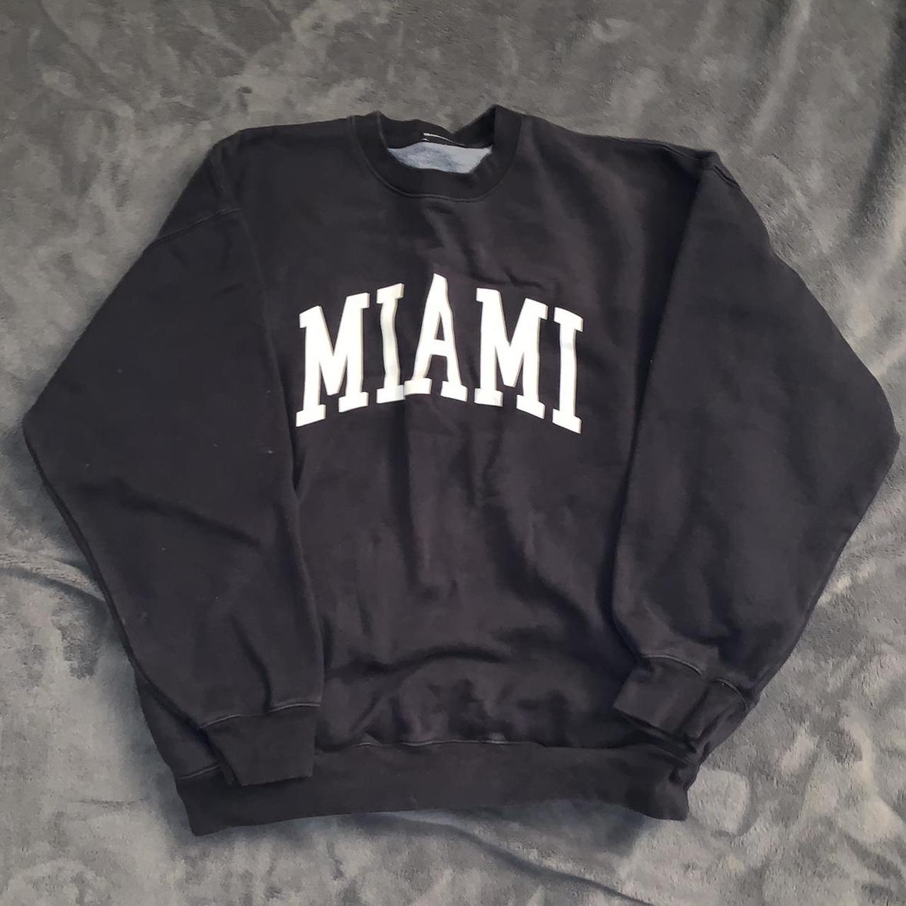 brandy melville miami sweater. unknown size but... Depop