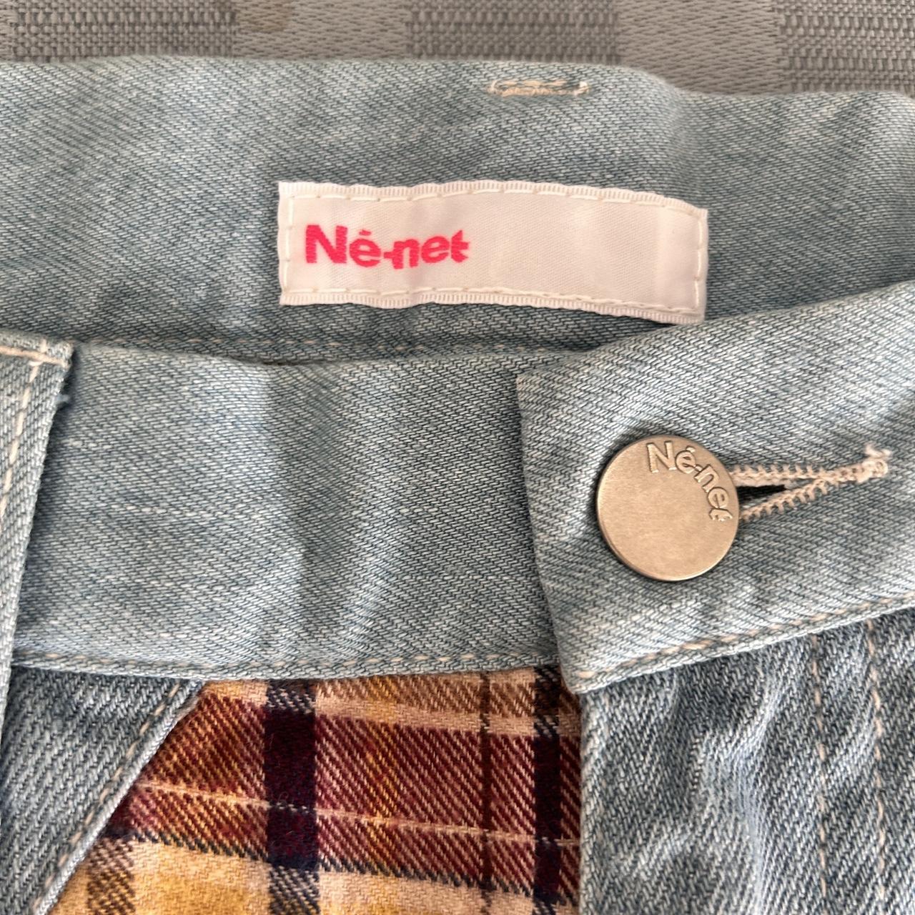 Issey Miyake Nē-net Patchwork Denim Shorts size 2 | Depop