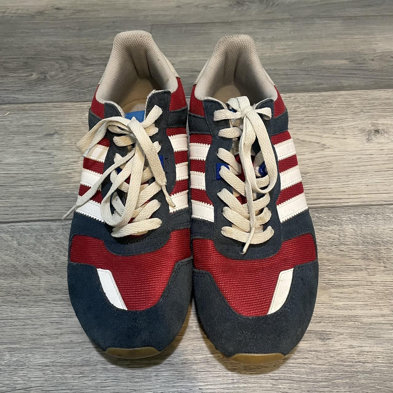 オープニング 大放出セール G96517 ZX700 Adidas Vintage Red Depop | Blue and White コスプレ衣装