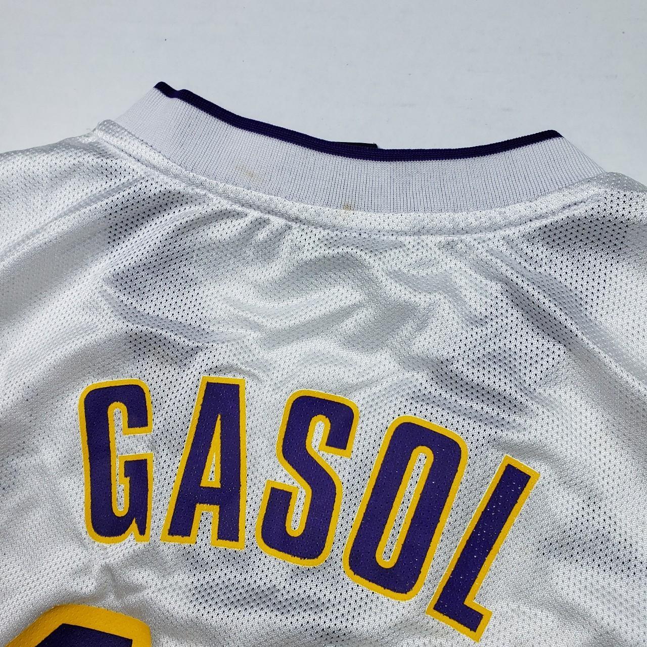 Adidas Lakers Jersey Pau Gasol Size: - Depop