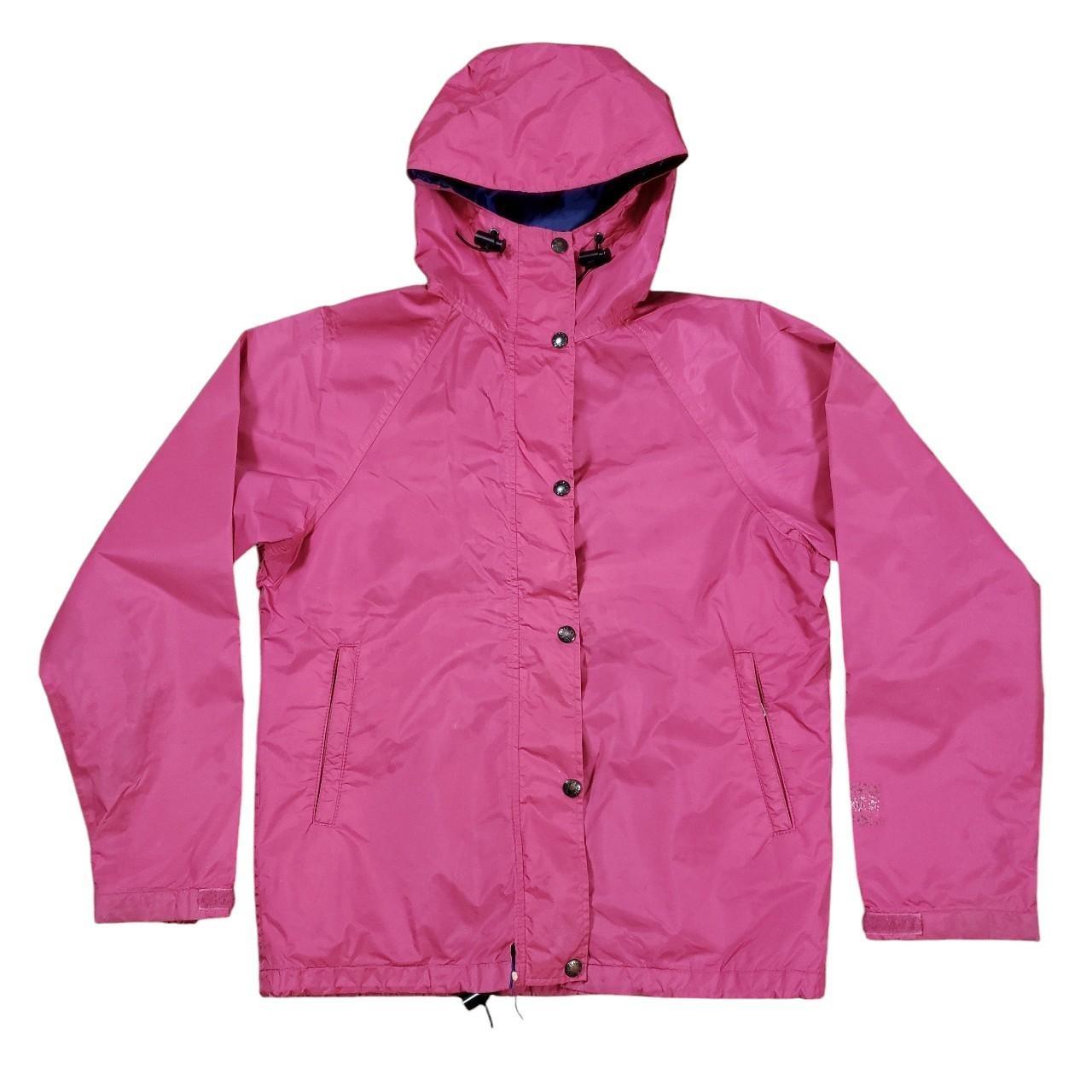 North face windbreaker pink best sale