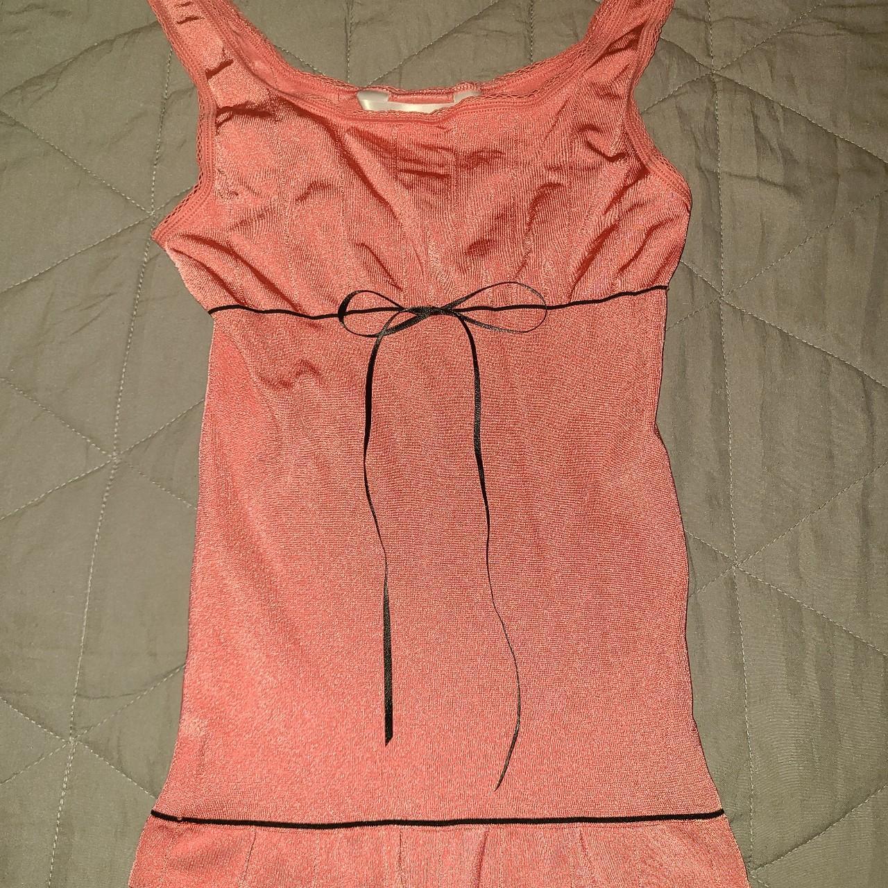 Gilligan O'Malley Milkmaid Stretch Tank Top Salmon - Depop