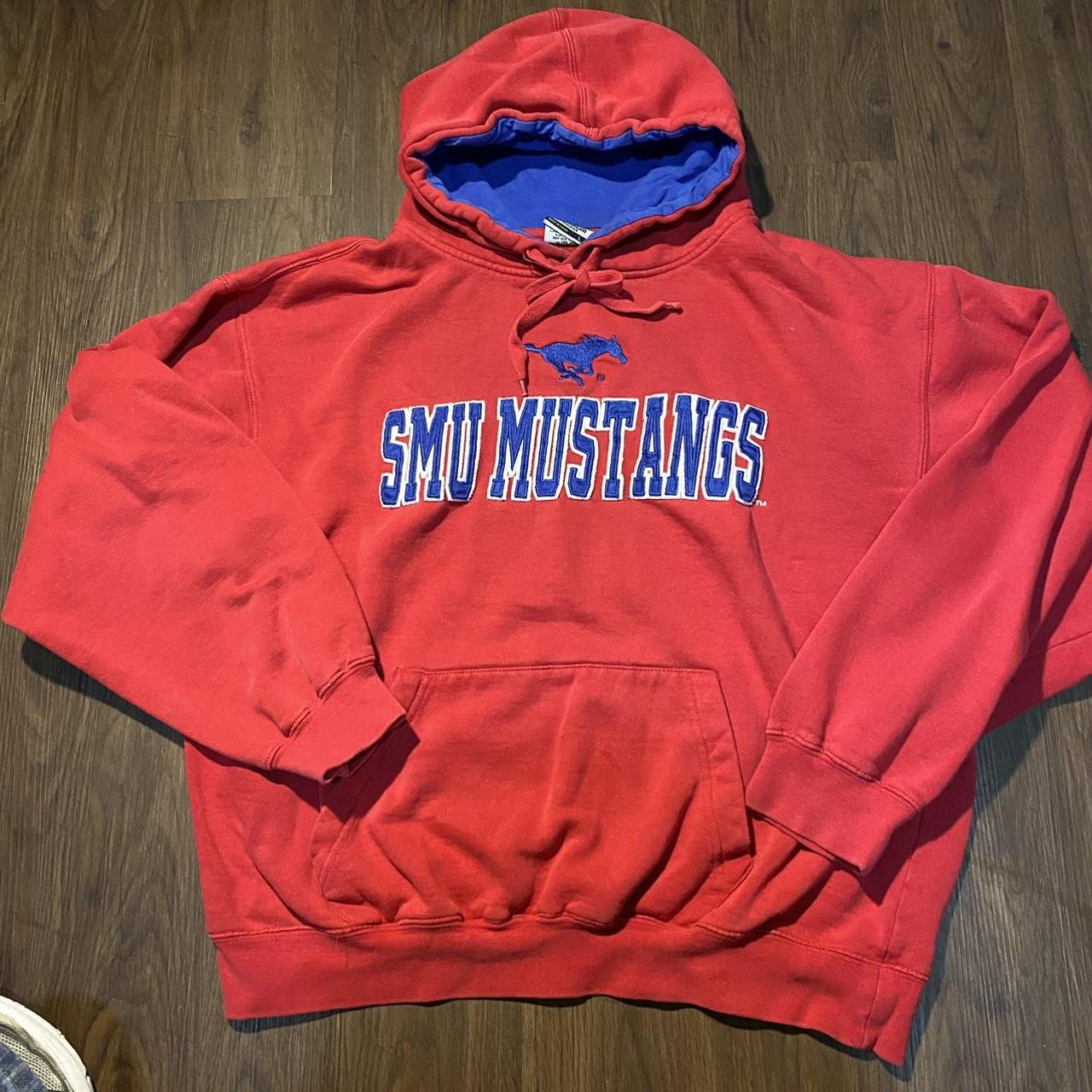 SMU Mustangs Hoodie 🐎 Size L 📏 Send offers 💴 Don’t... - Depop