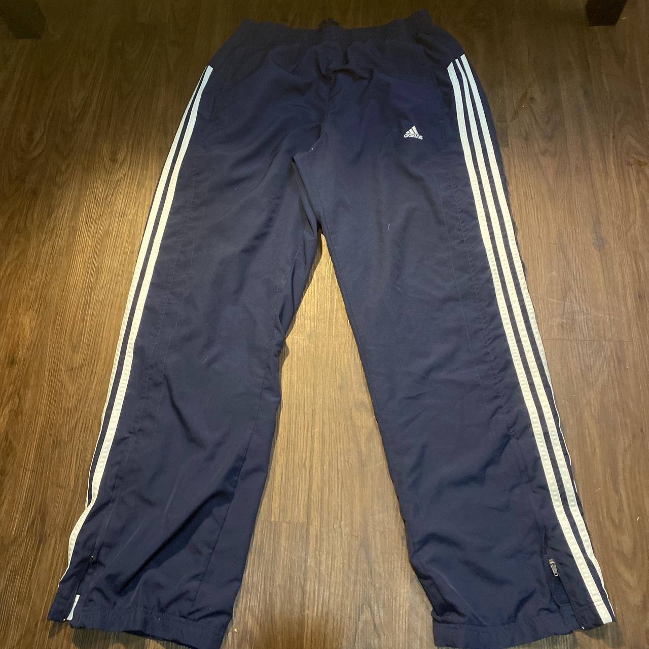 Adidas track pants size L # y2k # adidas # 2000s - Depop