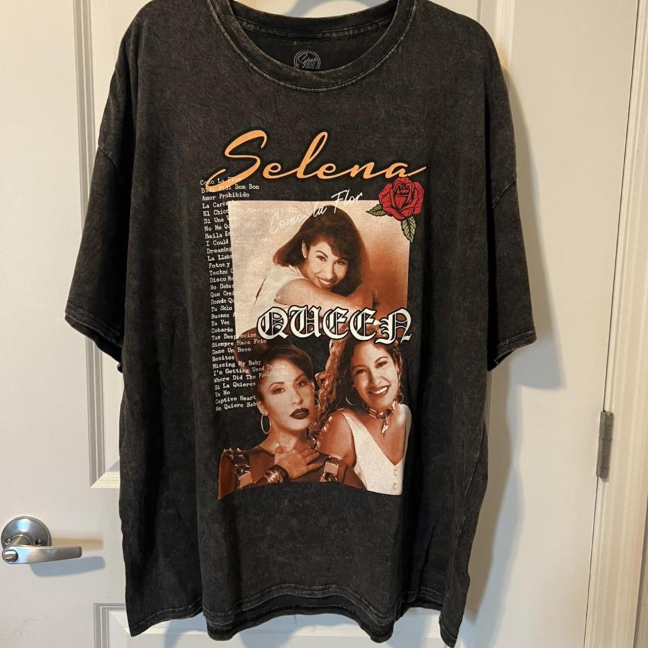 🍂 oversized acid wash Selena t-shirt 🍂 ~ in... - Depop