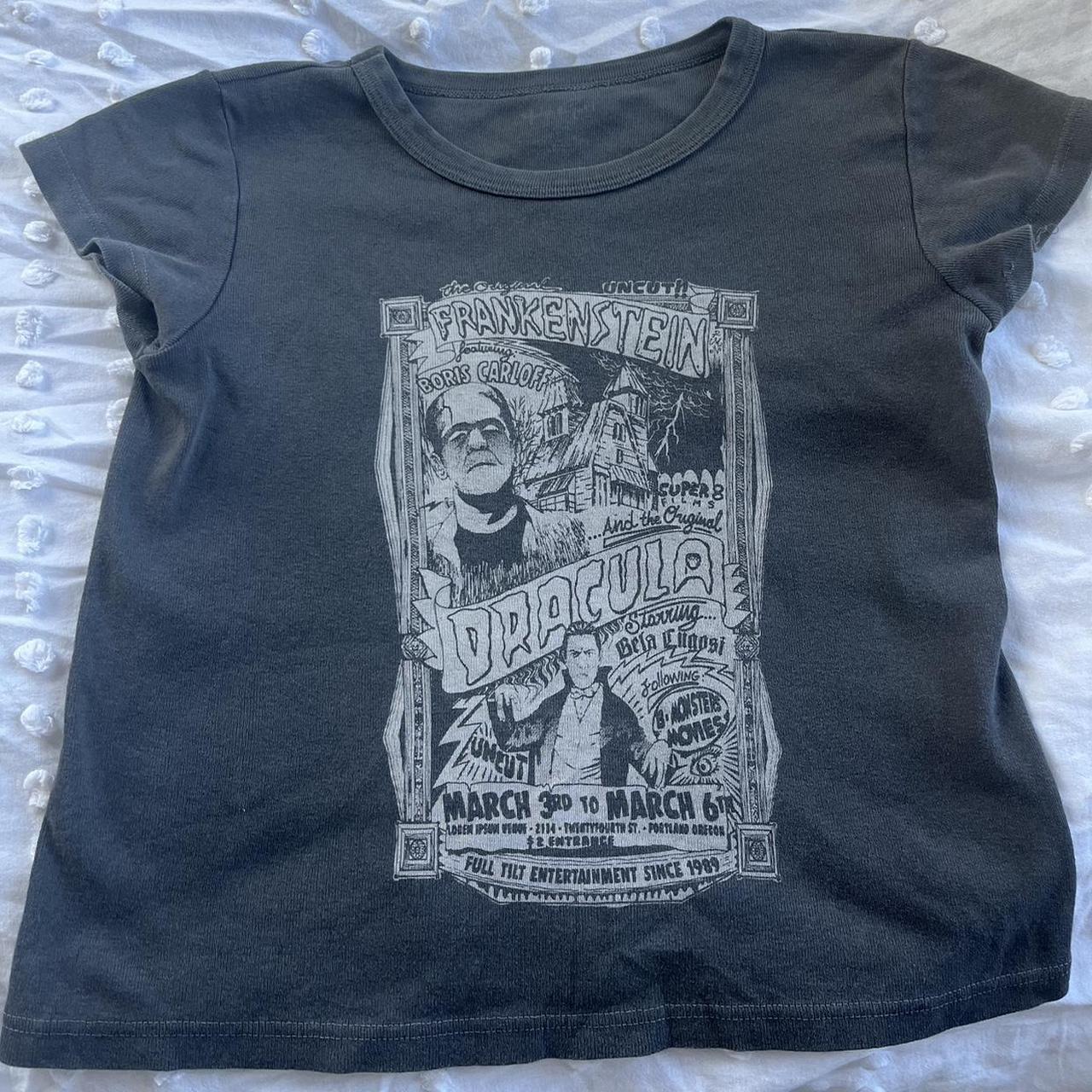 brandy frankenstein tee! one size worn a couple... Depop