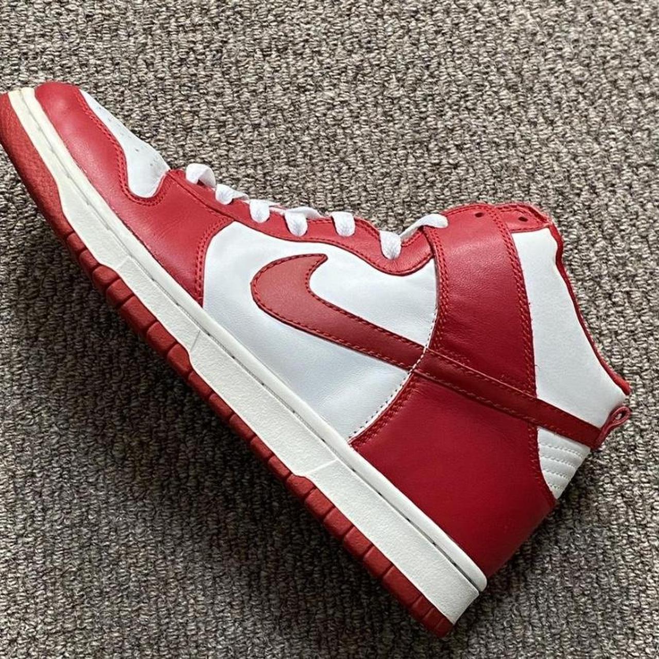 mens red and white nikes