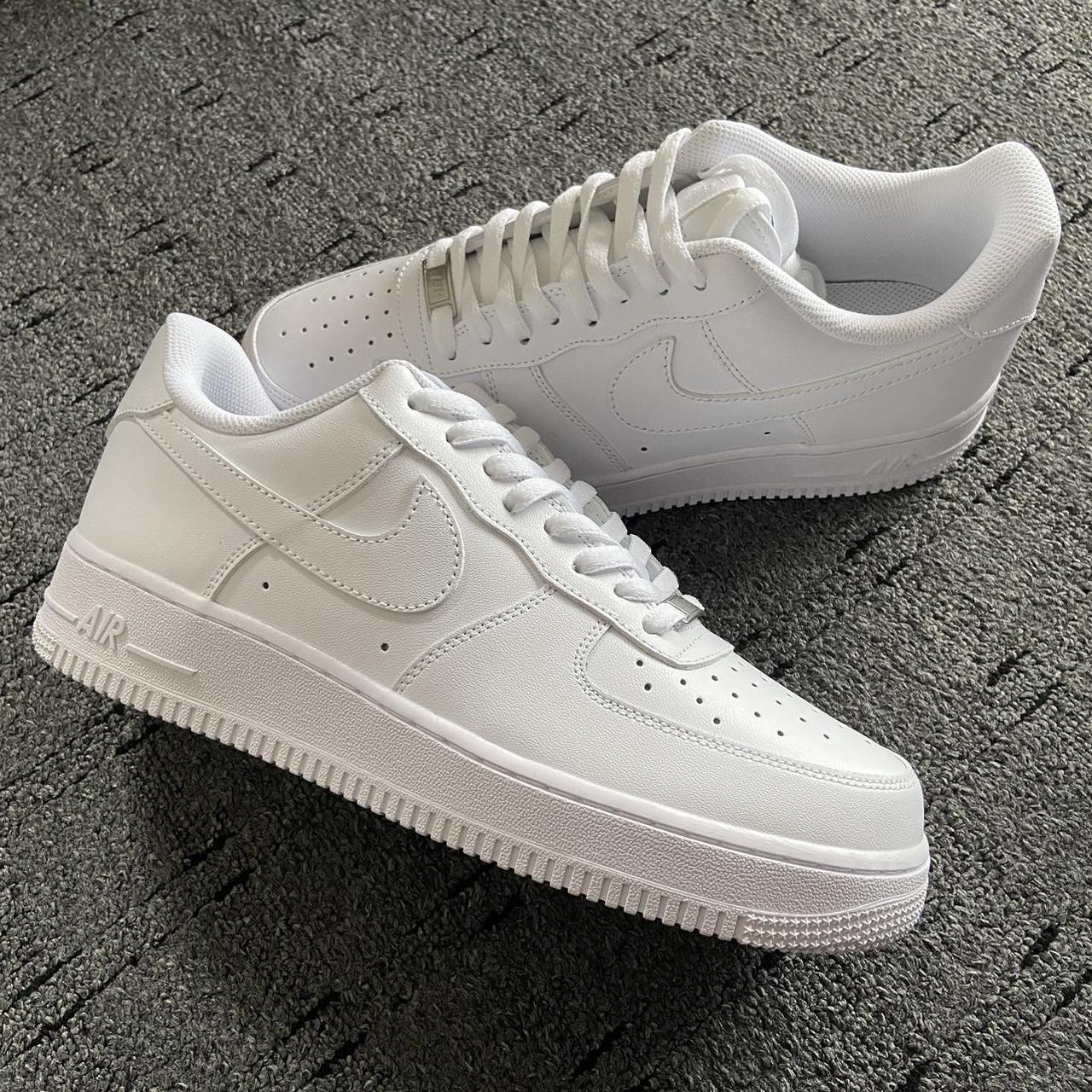 Nike Air Force 1 White ⚪️ UK Size 9 - BRAND NEW... - Depop