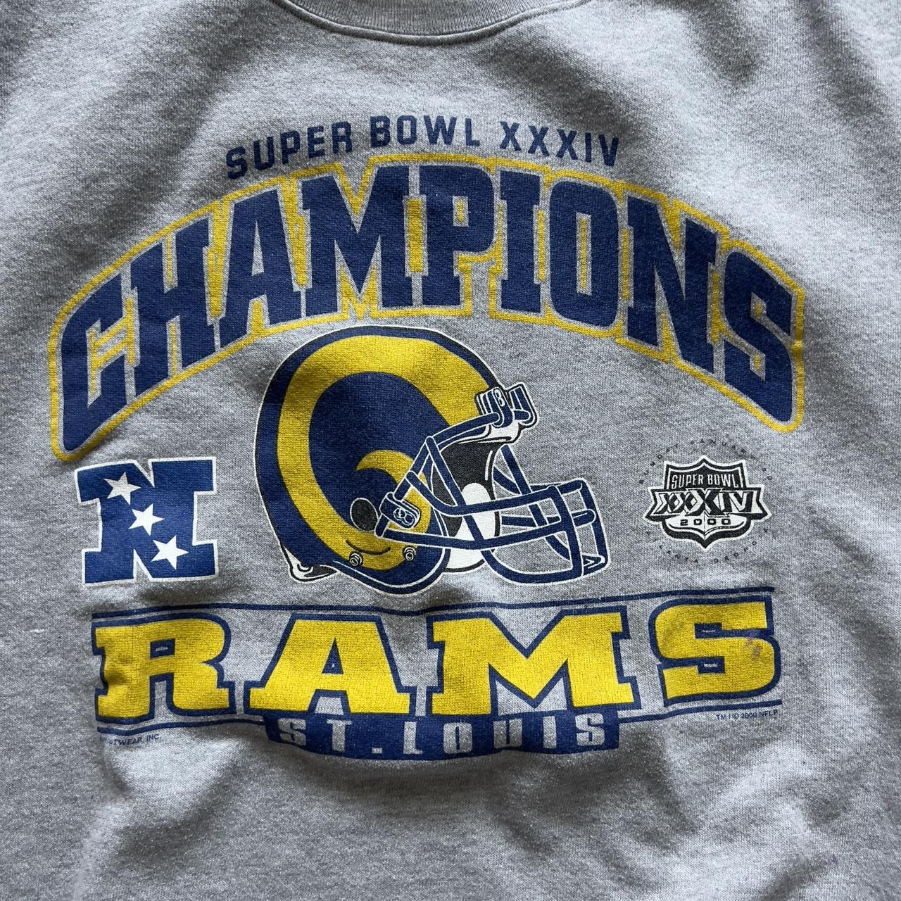 Vintage Super Bowl XXXIV Tee Shirt | Saint Louis Rams