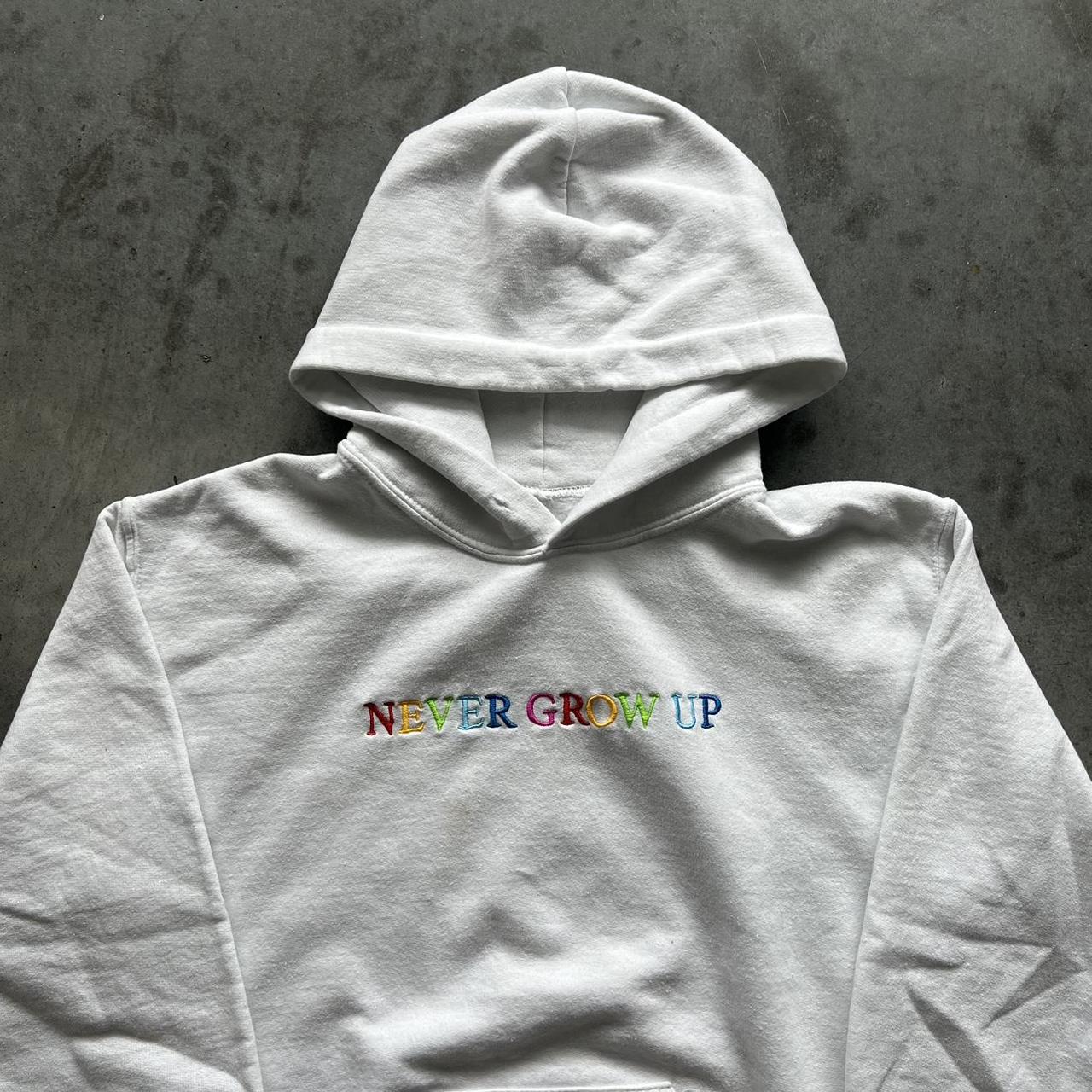 never grow up baylen levine benitez hoodie ★... - Depop