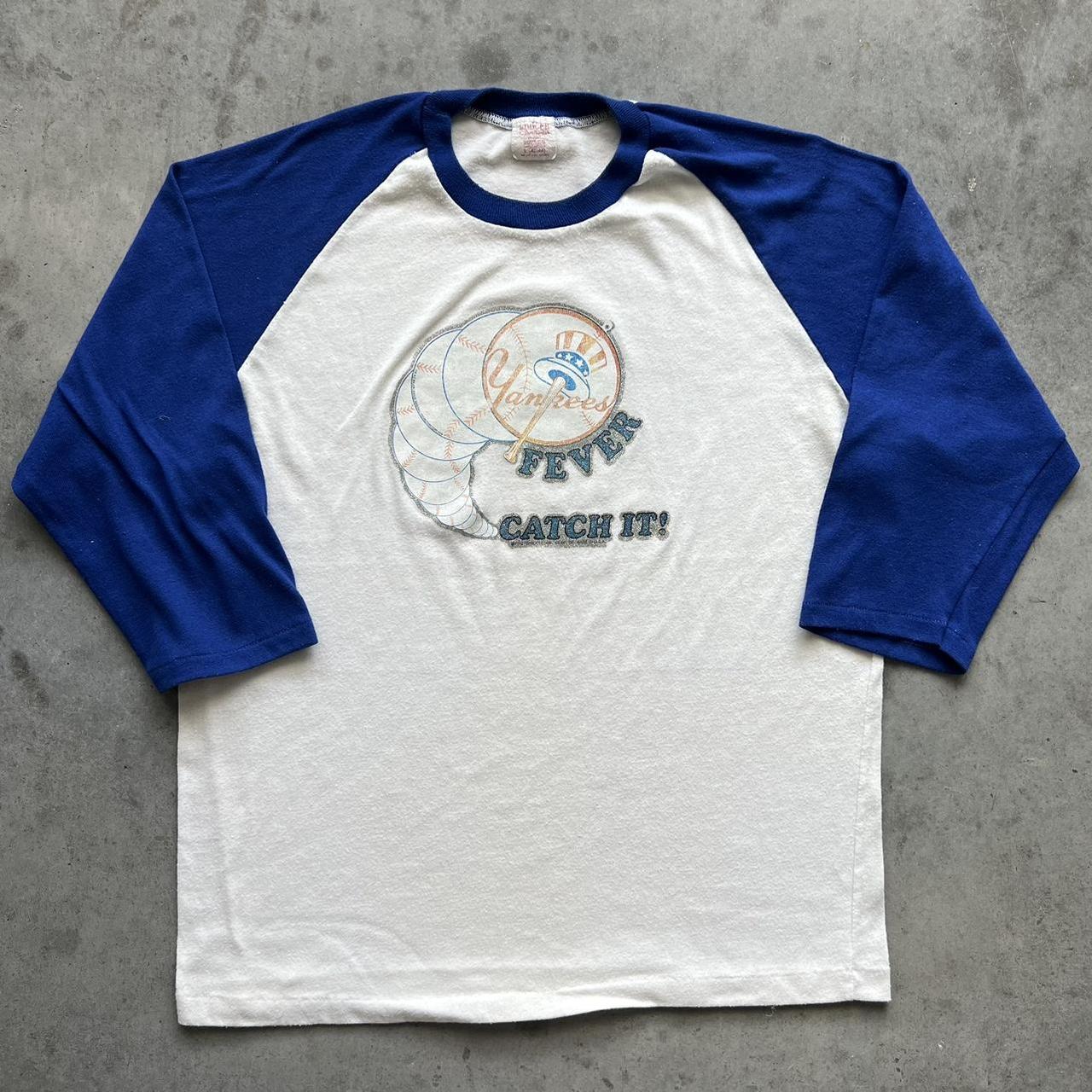 Vintage Catch The Fever MLB Baseball T Shirt - Depop