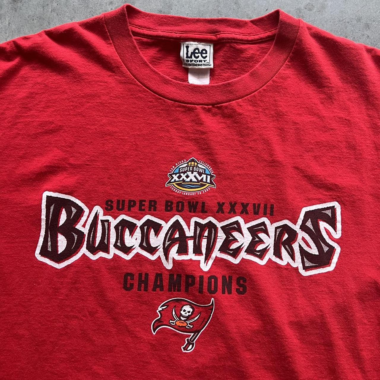 TAMPA BAY BUCCANEERS VINTAGE 2003 SUPER BOWL XXXVII LEE SPORT T