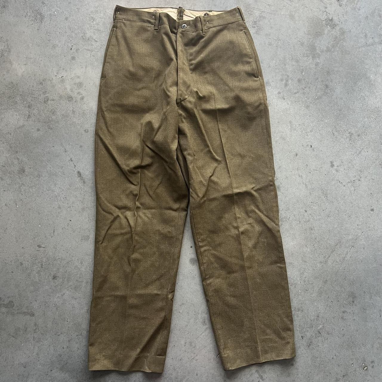 vintage 1940s military wool pants ☆... - Depop