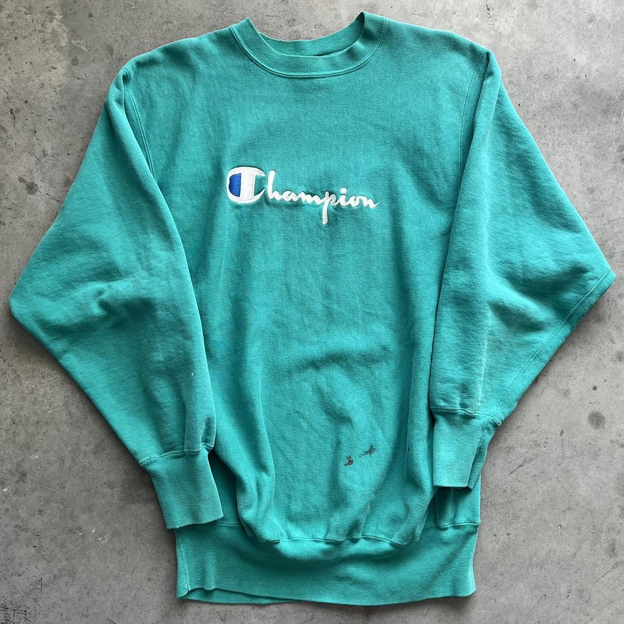 Champion reverse discount weave crewneck sizing