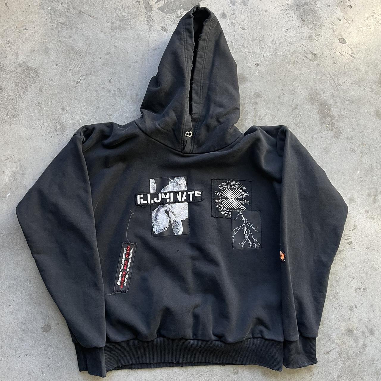 2018 Diesel Modern Symbolism Hoodie Has bleach... - Depop