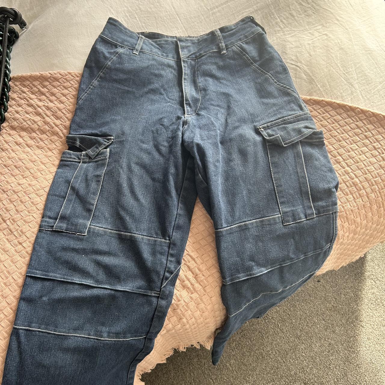 I AM GIA cargo trousers. Fairly worn, hence the... - Depop