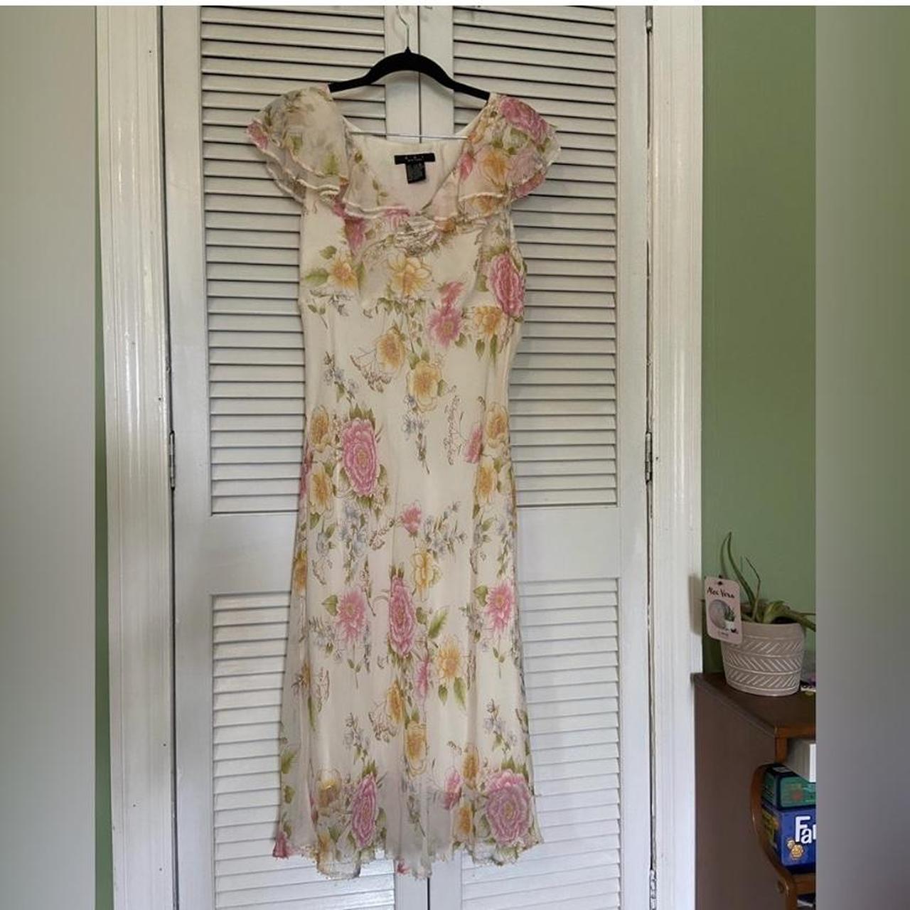 Eci floral clearance dress