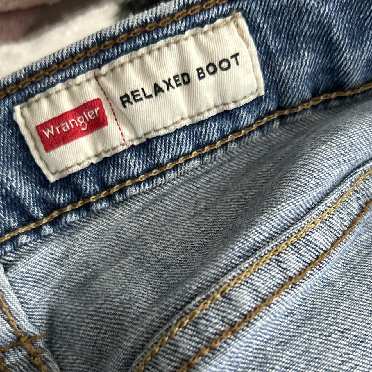 relaxed bootcut denim wranglers 🥾 high waisted &... - Depop